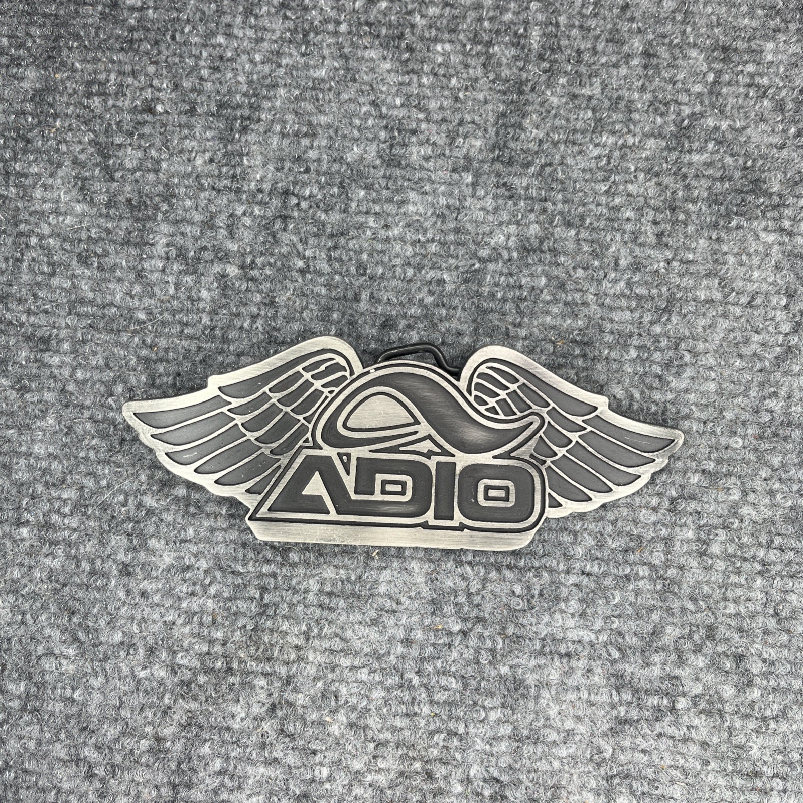 Adio Belt Buckle NOS Deadstock Skateboarding Bam Jacka$$ Rare Wings Logo