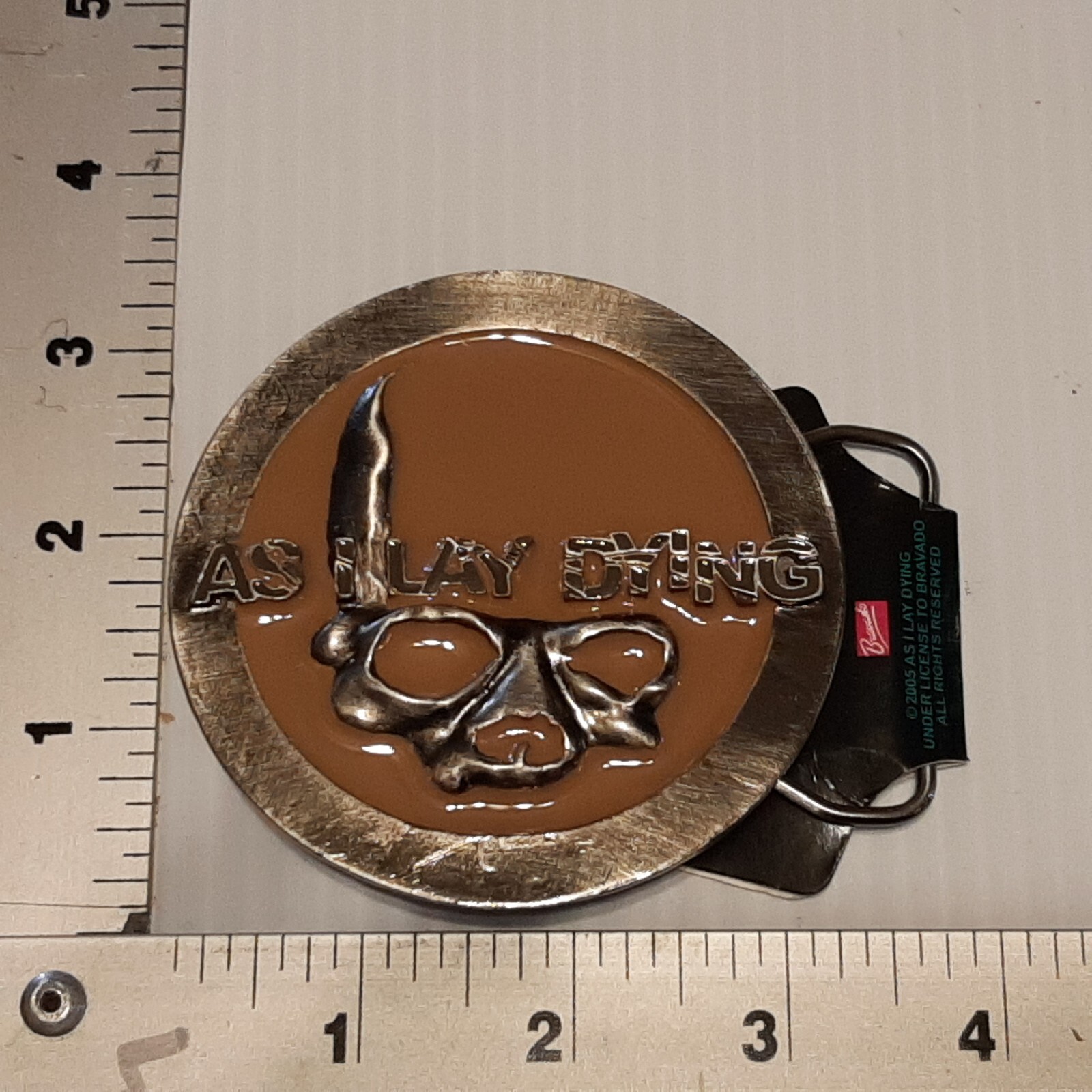 HARD ROCK HEAVY METAL BAND AS I LAY DYING Metal Belt Buckle