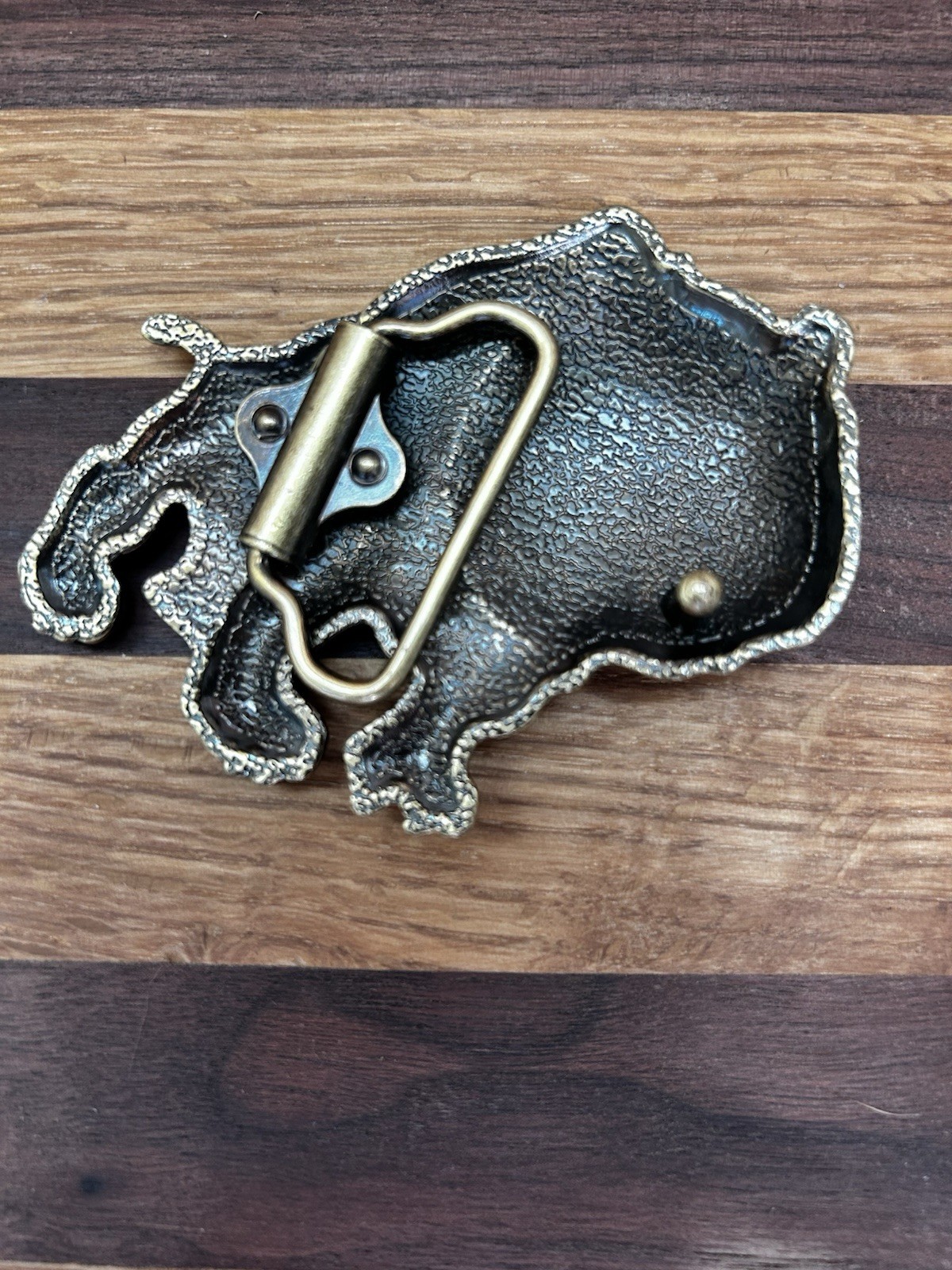 Bulldog Belt Buckle Western Cowgirl Cowboy Native American Motorcyclist