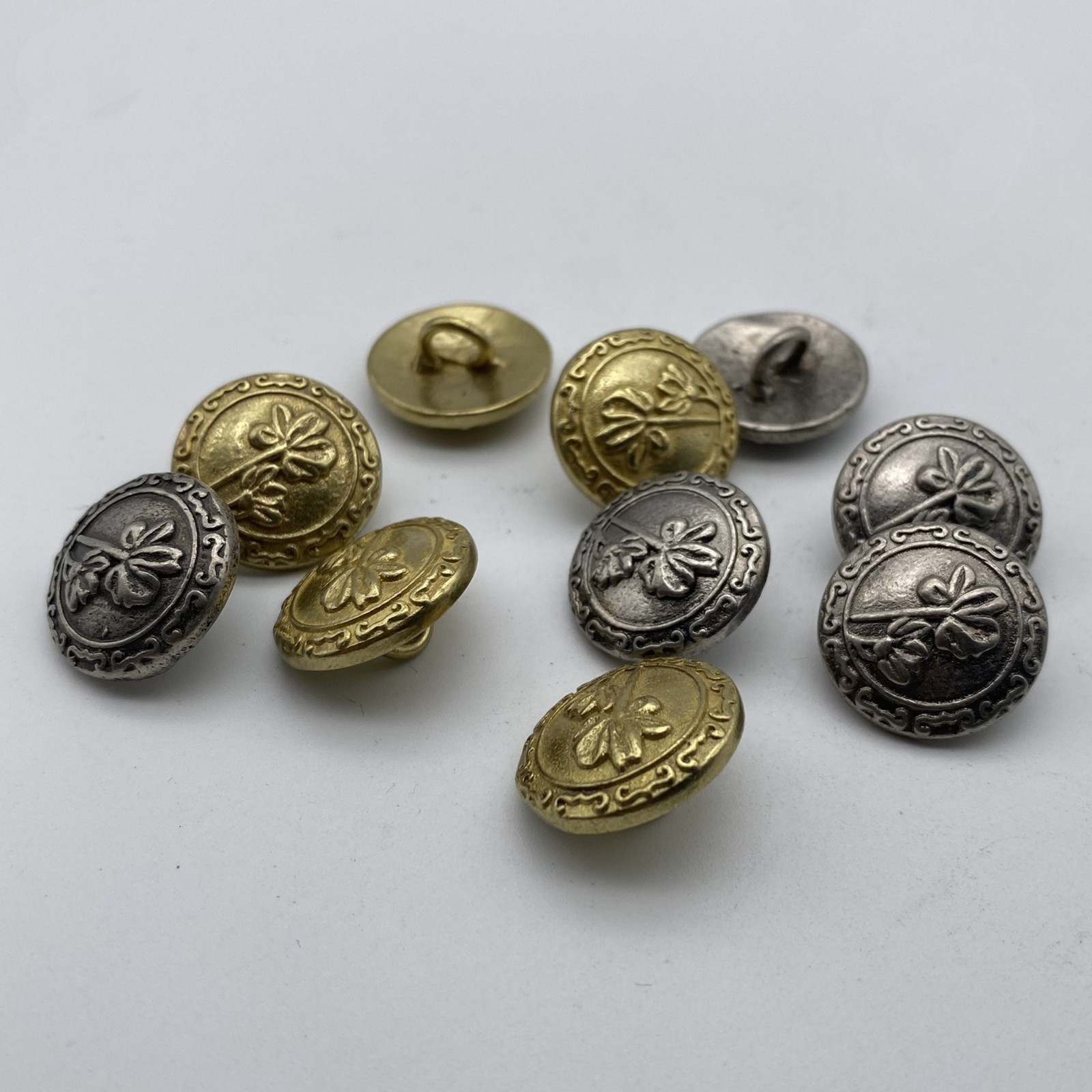 Brass Round Classic Sewing Button Clothing Button Replacement lot