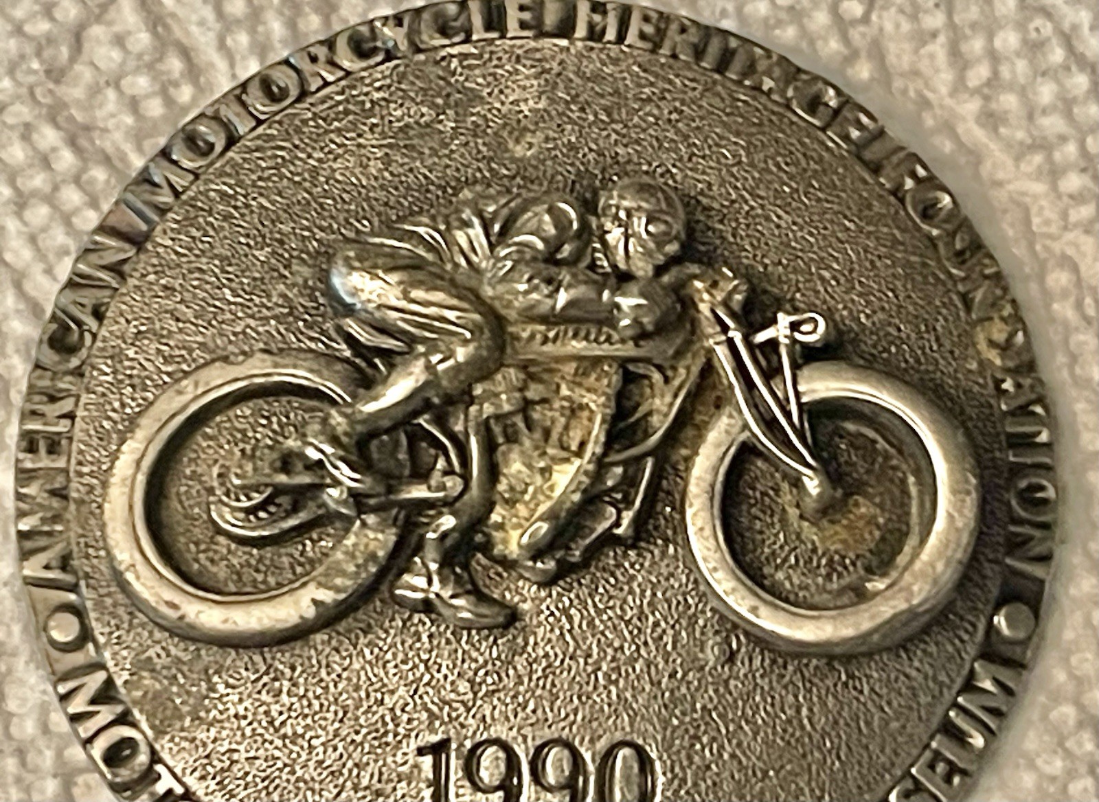 RARE NOS 1990 Belt Buckle Motorcycle Heritage Museum Commemorative Collectible