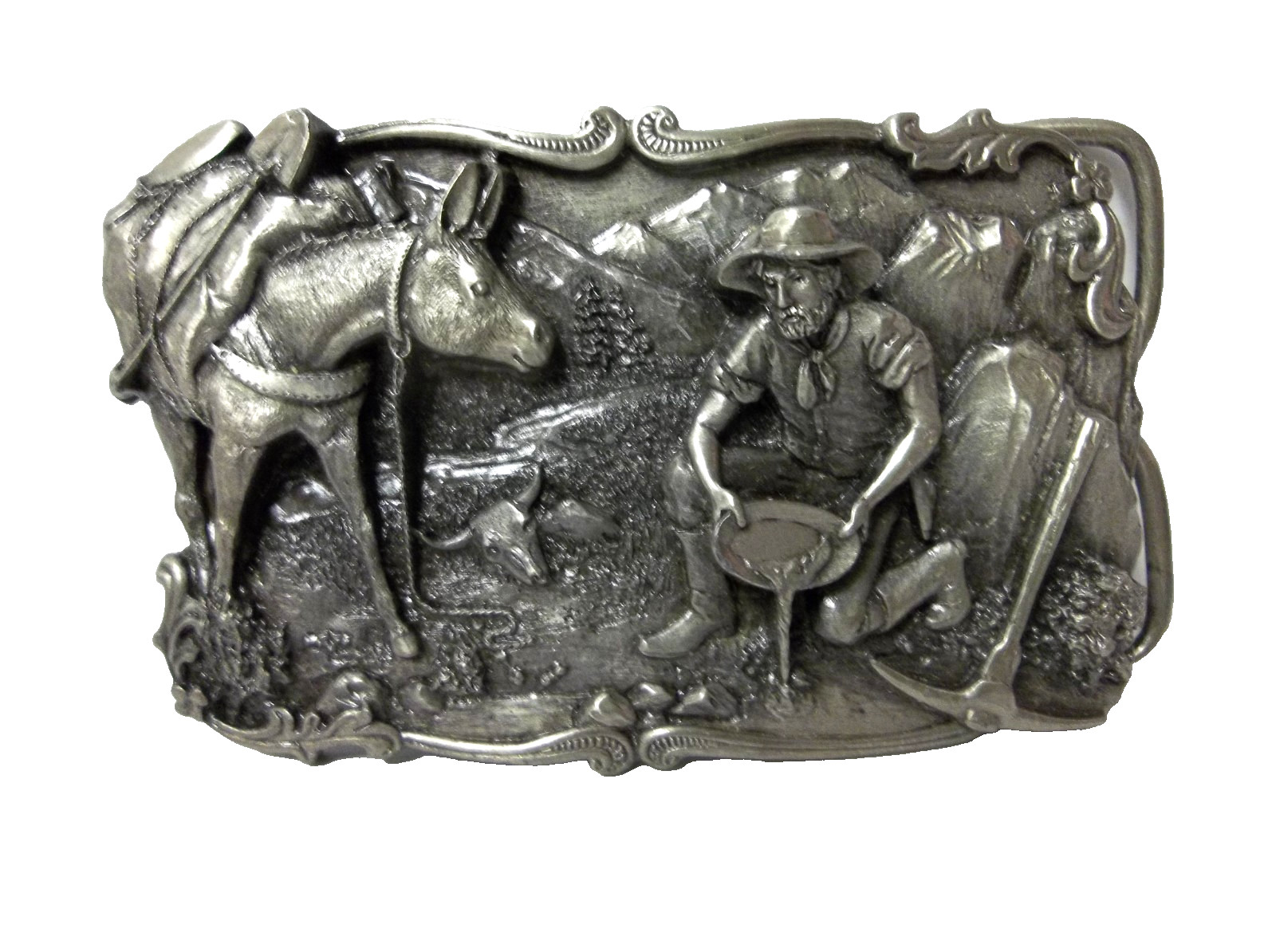 vintage arroyo grande belt buckle « dreams of striking rich » excellent