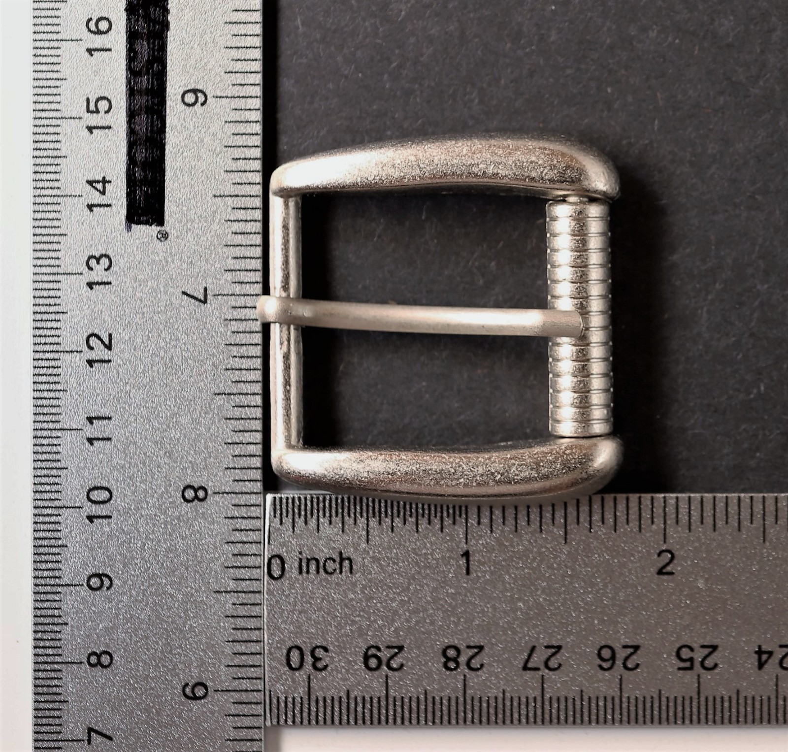 1 1/4 inch(30mm) Buckle(#160A) Roller Pin Metal Gray Color New
