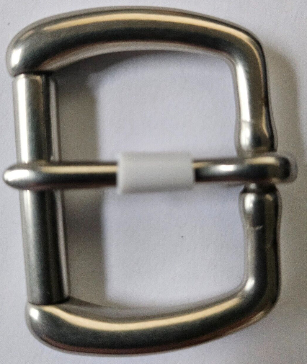 Solid Brass Belt Buckle – 1.25&Prime;- Nickel Matte Finish