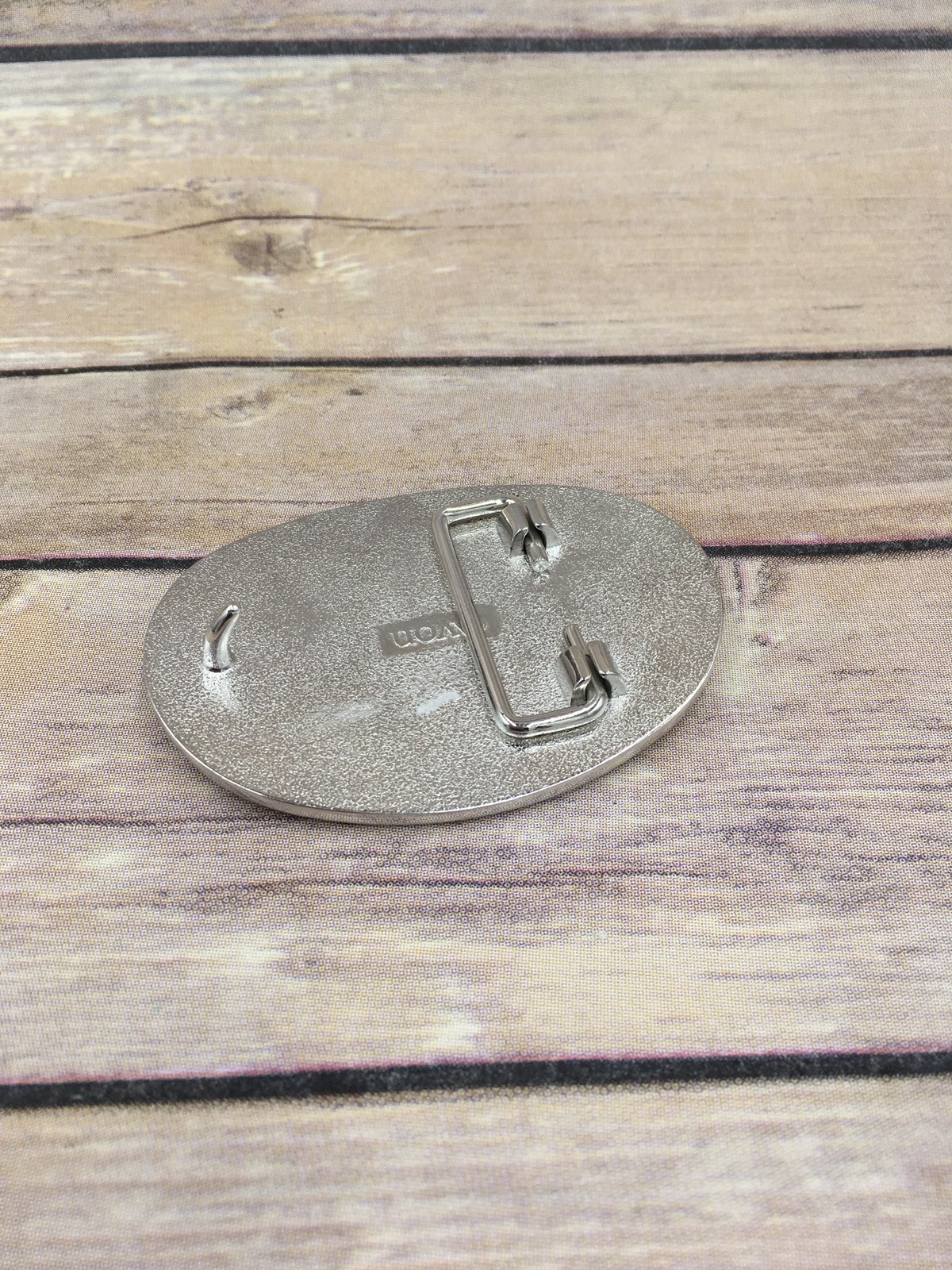 Vintage Avon Horse Saddle Silvertone Metal Belt Buckle 2 1/4&Prime; X 3&Prime;