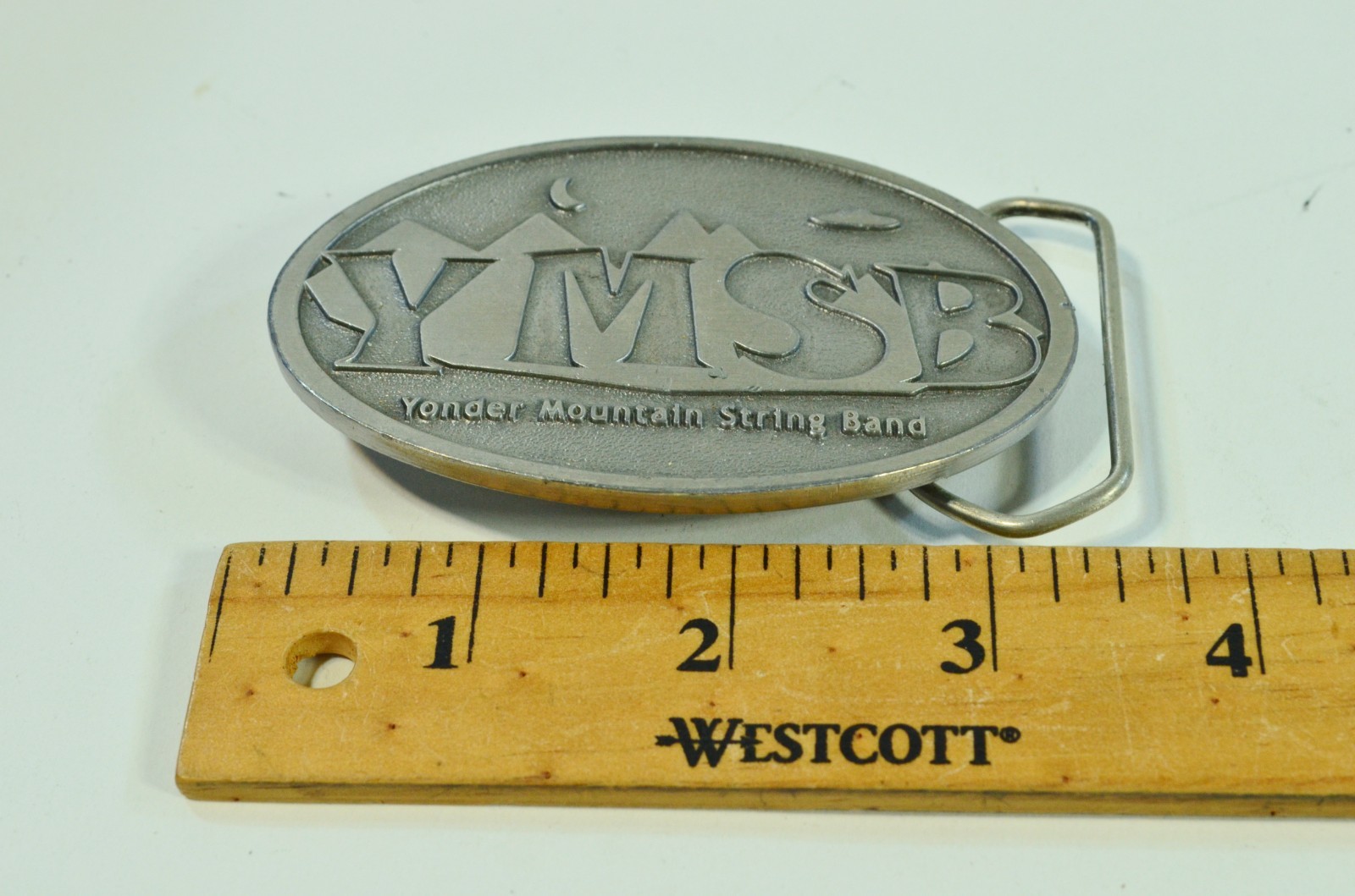Yonder Mountain String Band Bluegrass Nederland Colorado Belt Buckle Rare