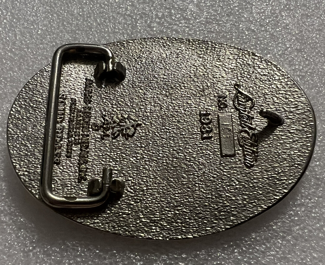 1981 TOTCO COMPANY BELT BUCKLE – HEAVY BRASS – VTG New Unused Offshore Plated