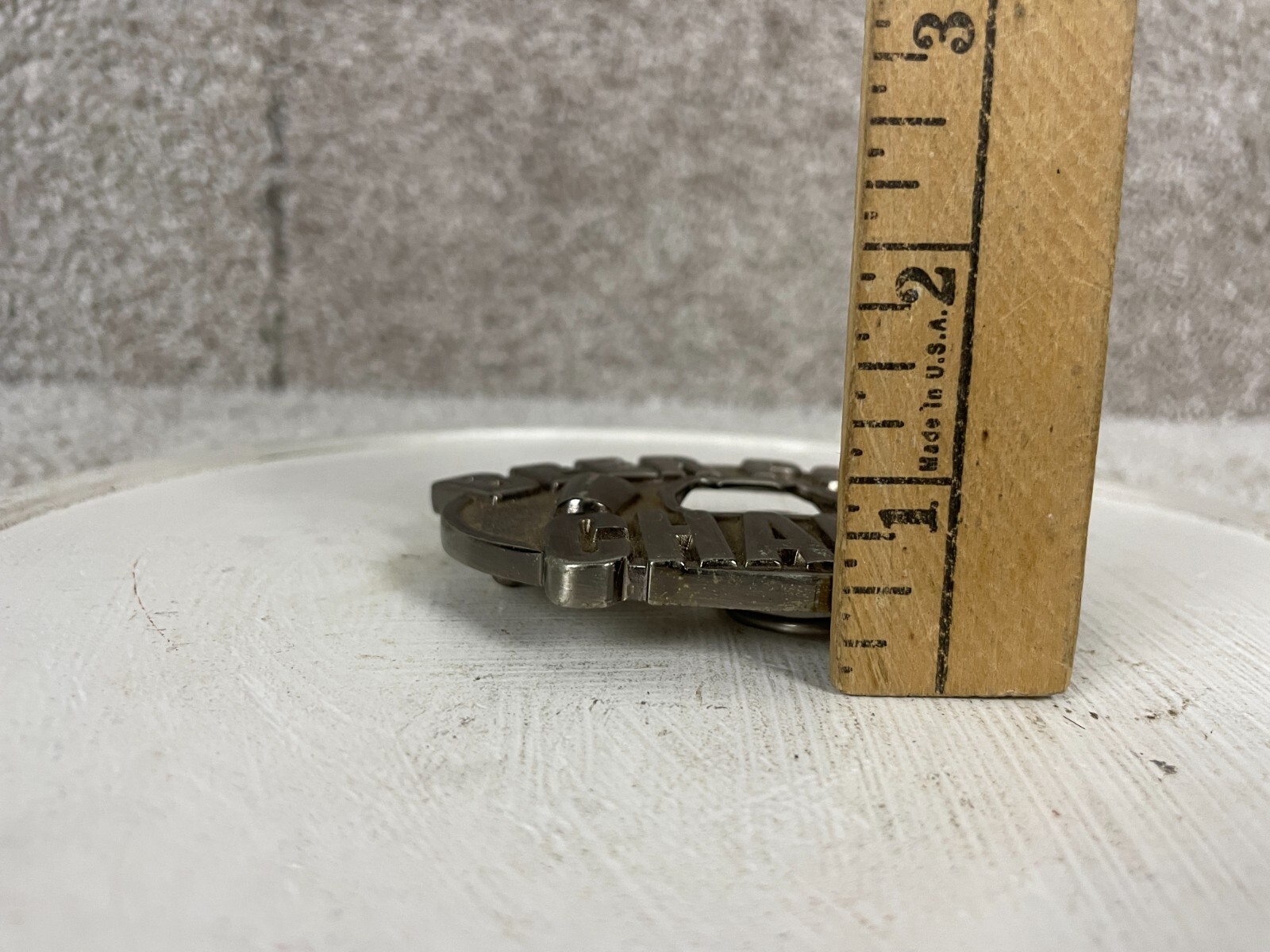 Kalan Beer Pong Champ w/ Built In Bottle Opener 2.5&Prime;x4&Prime; Oval Belt Buckle