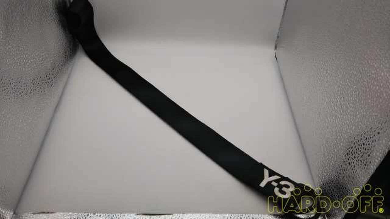 ADIDAS Y-3 Belt Black Nylon Japan