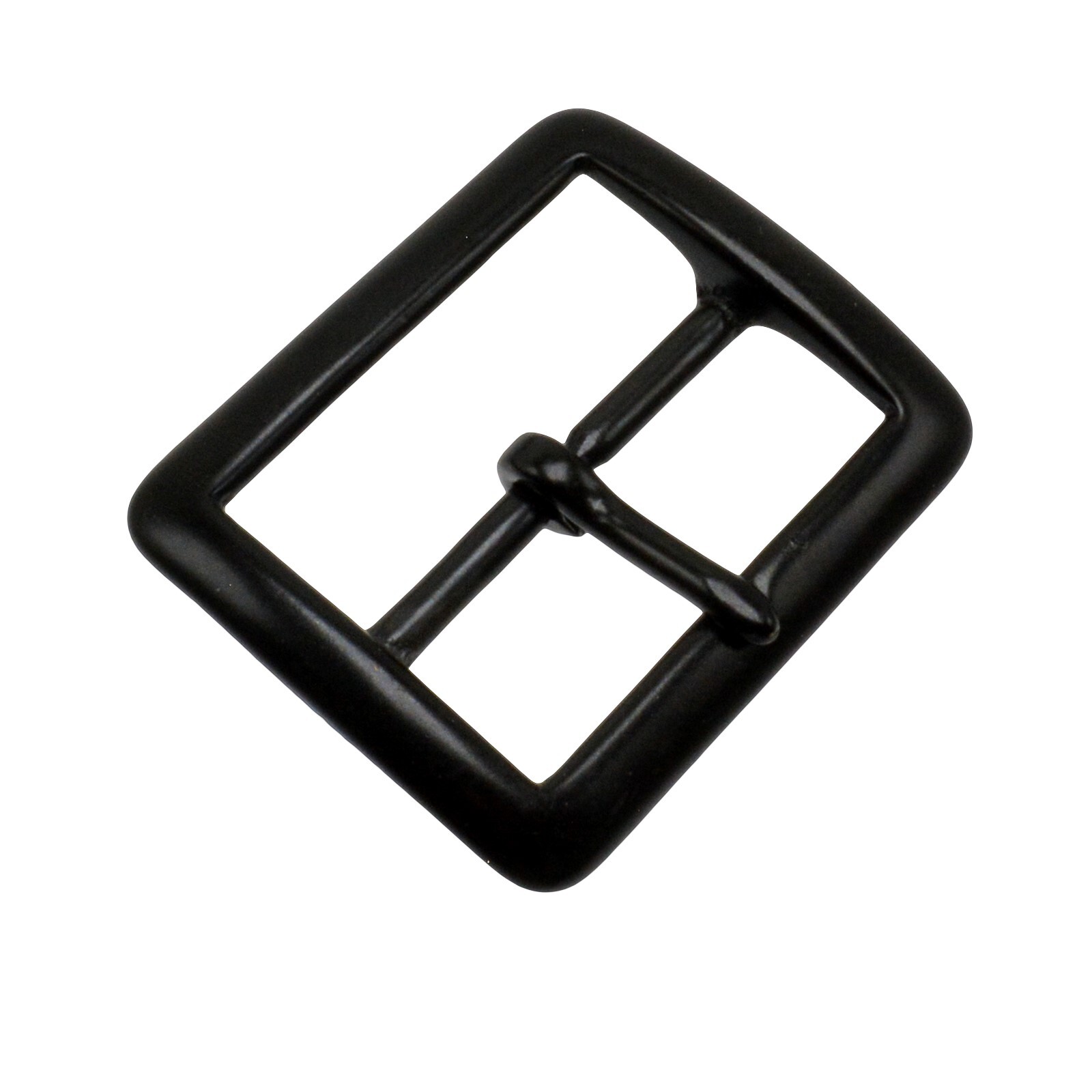 JAY-PEE Solid Brass Replacement Belt Buckle 1.75&Prime; Belts Black Chrome Brass