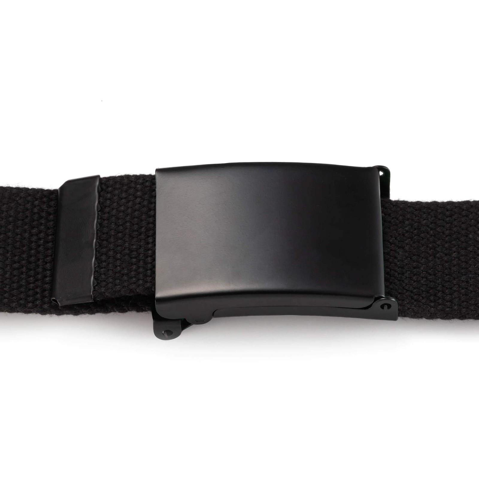 Mile High Life Cut To Fit Canvas Web Belt Size Up to 52&Prime; with 56&Prime;, Black-