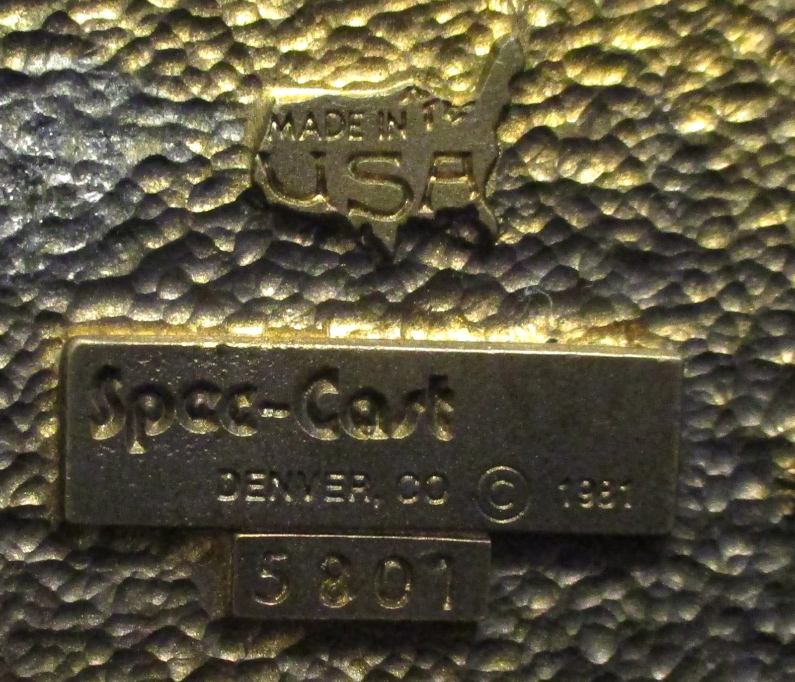 Goose Geese Brass Belt Buckle Spec Cast Denver 1981 Collectible Serial No. 5801