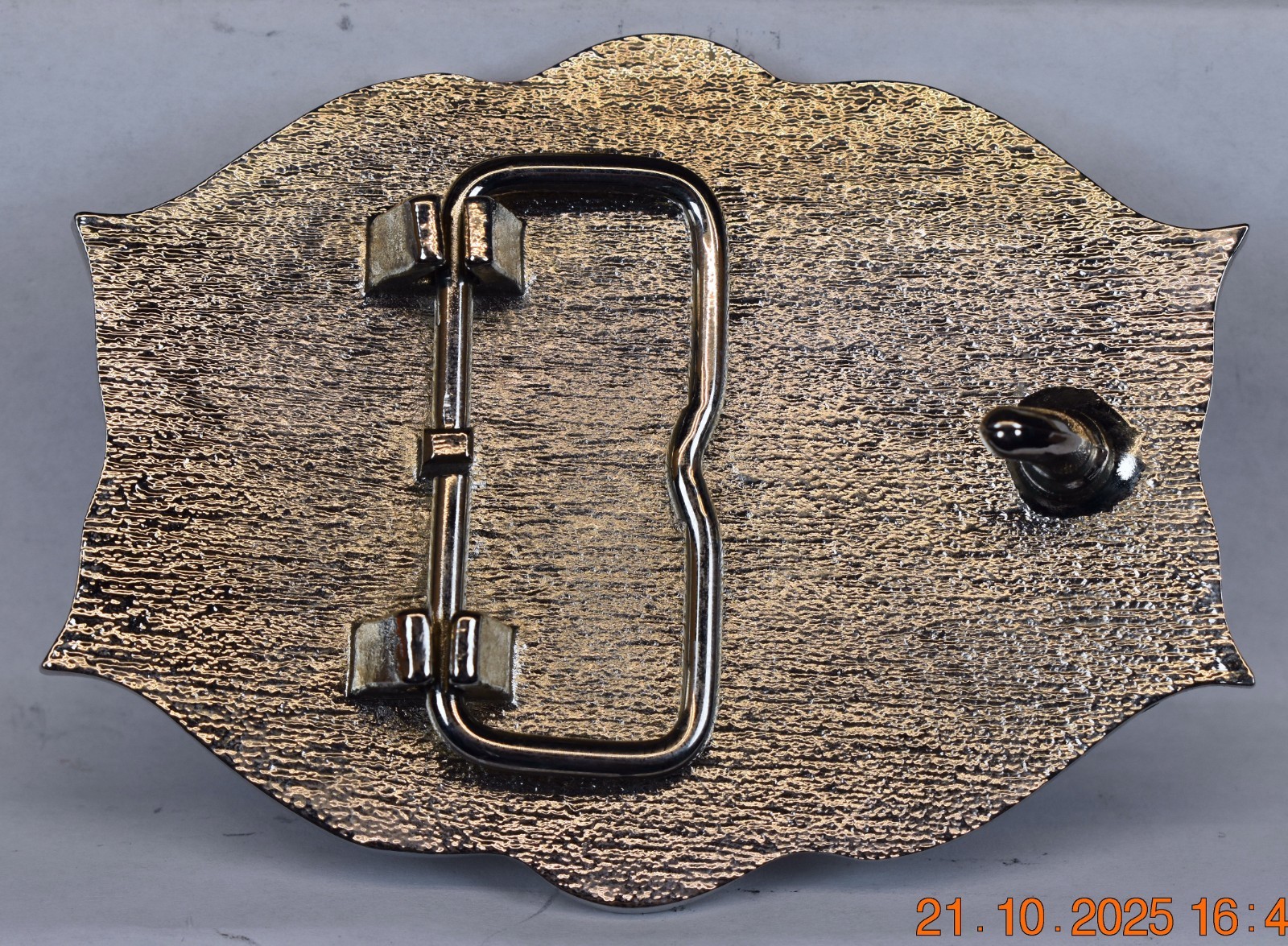 UNBRANDED TEXAS LONG HORN STEER SKULL & HORNS BELT BUCKLE