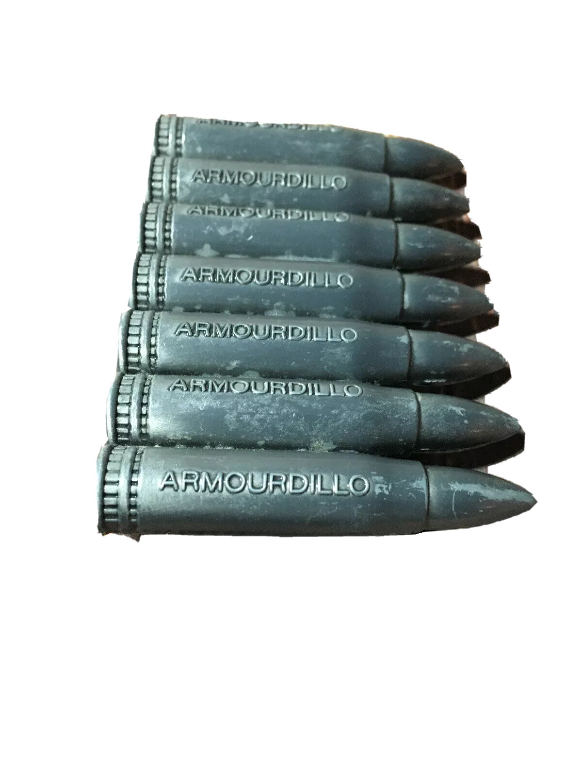 Amourdillo Bullets Gun Ammo Hunting Army Belt Buckle Smoked Metal 3”x2”