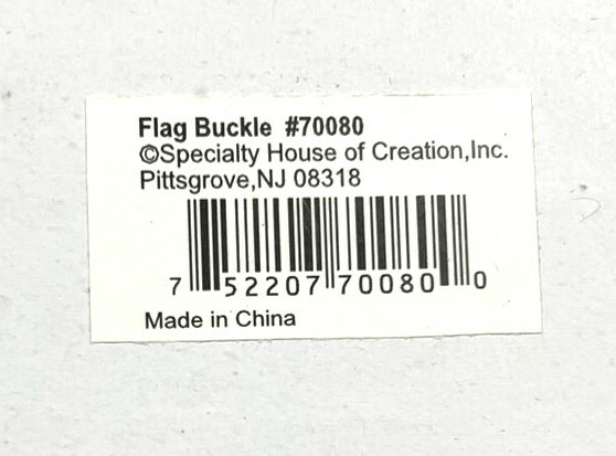 American Flying USA Flag Men&rsquo;s Belt Buckle Gold-Tone 70080