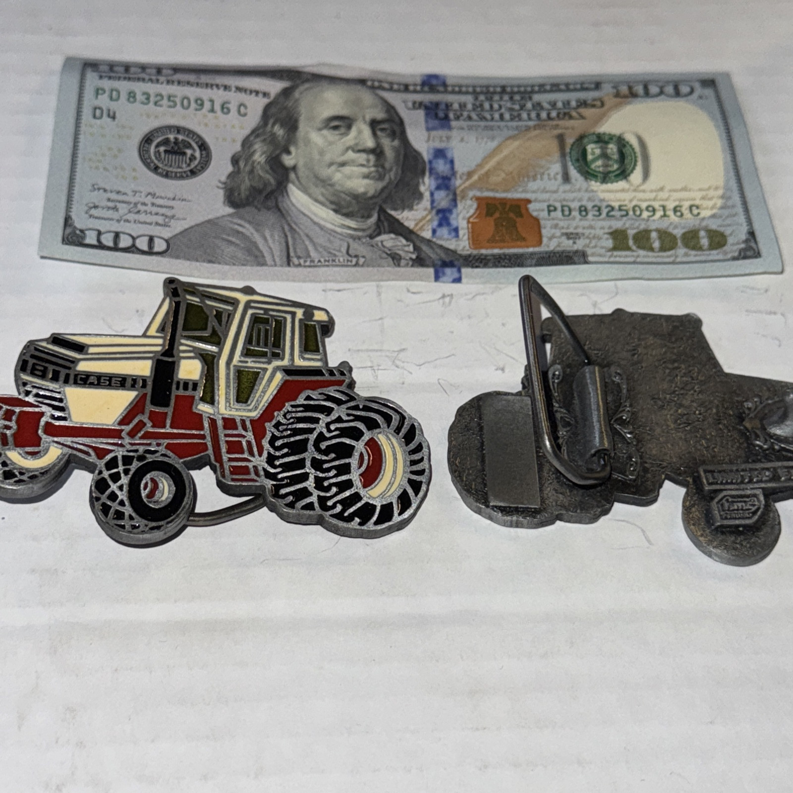 Vintage Rare New Tractor Belt Buckle Limited Edition Embossed Free Shipping