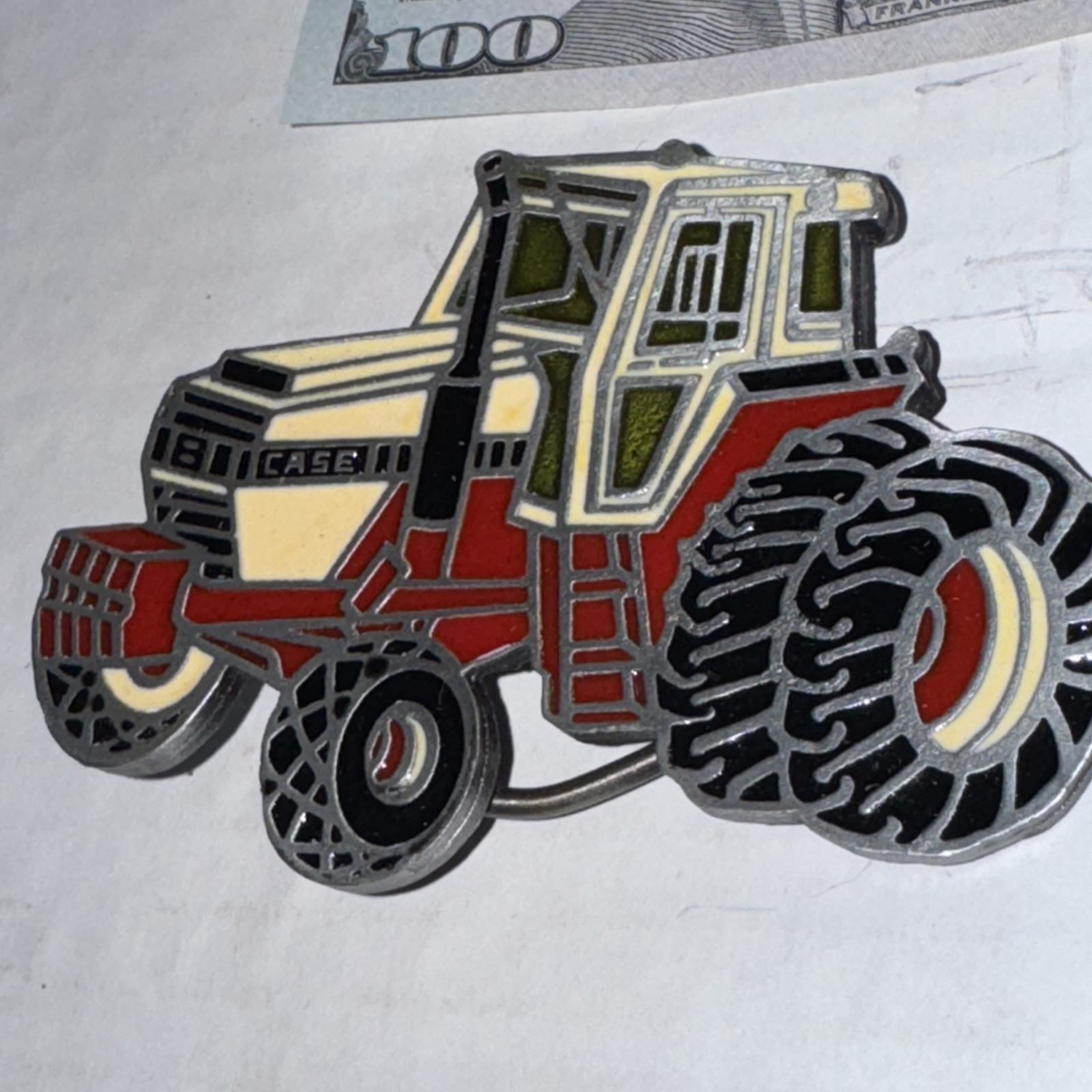 Vintage Rare New Tractor Belt Buckle Limited Edition Embossed Free Shipping