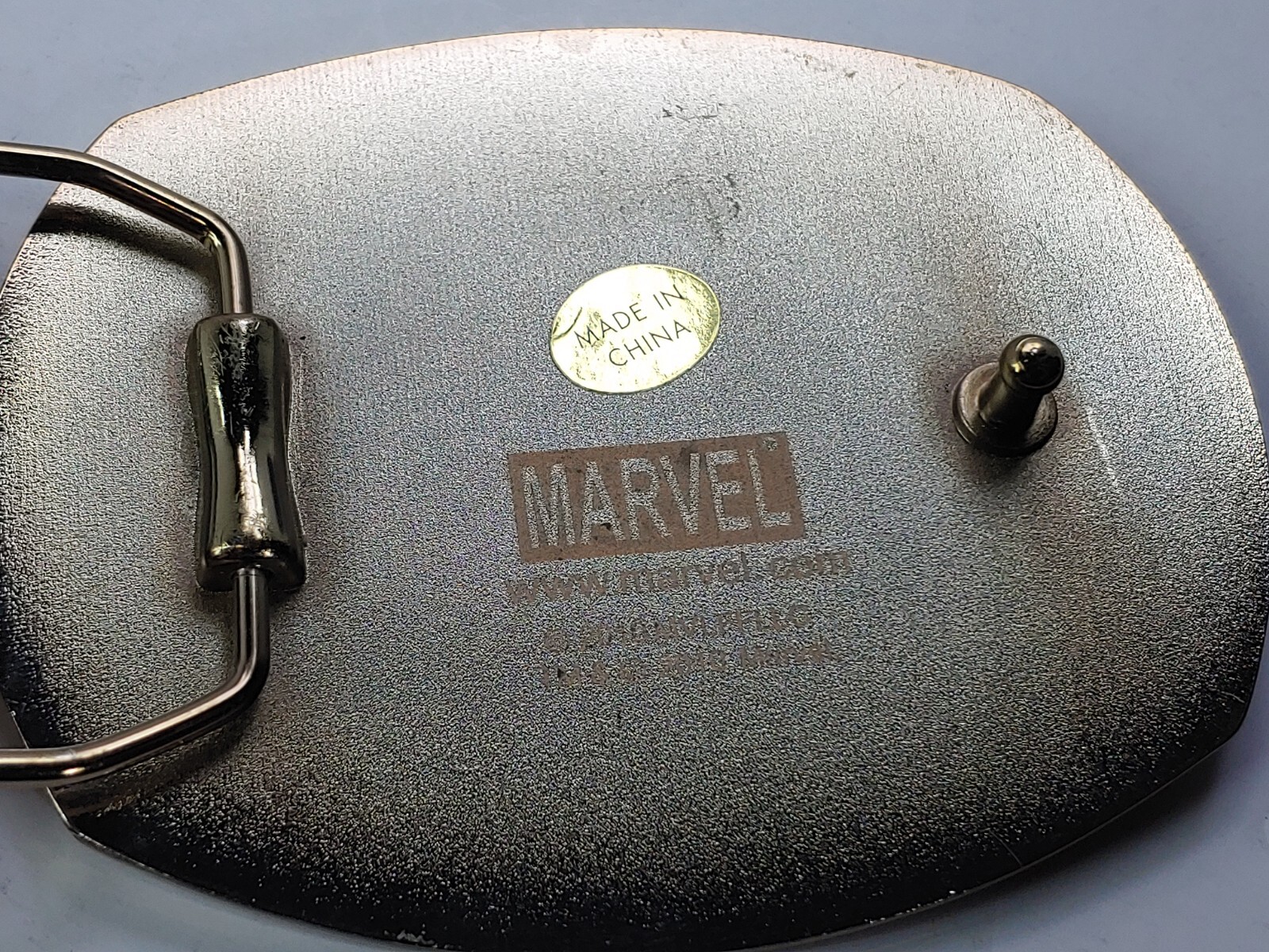 IRON MAN 2 Belt Buckle Full metal HQ NEW cosplay NEW US Seller Shows Scuffs