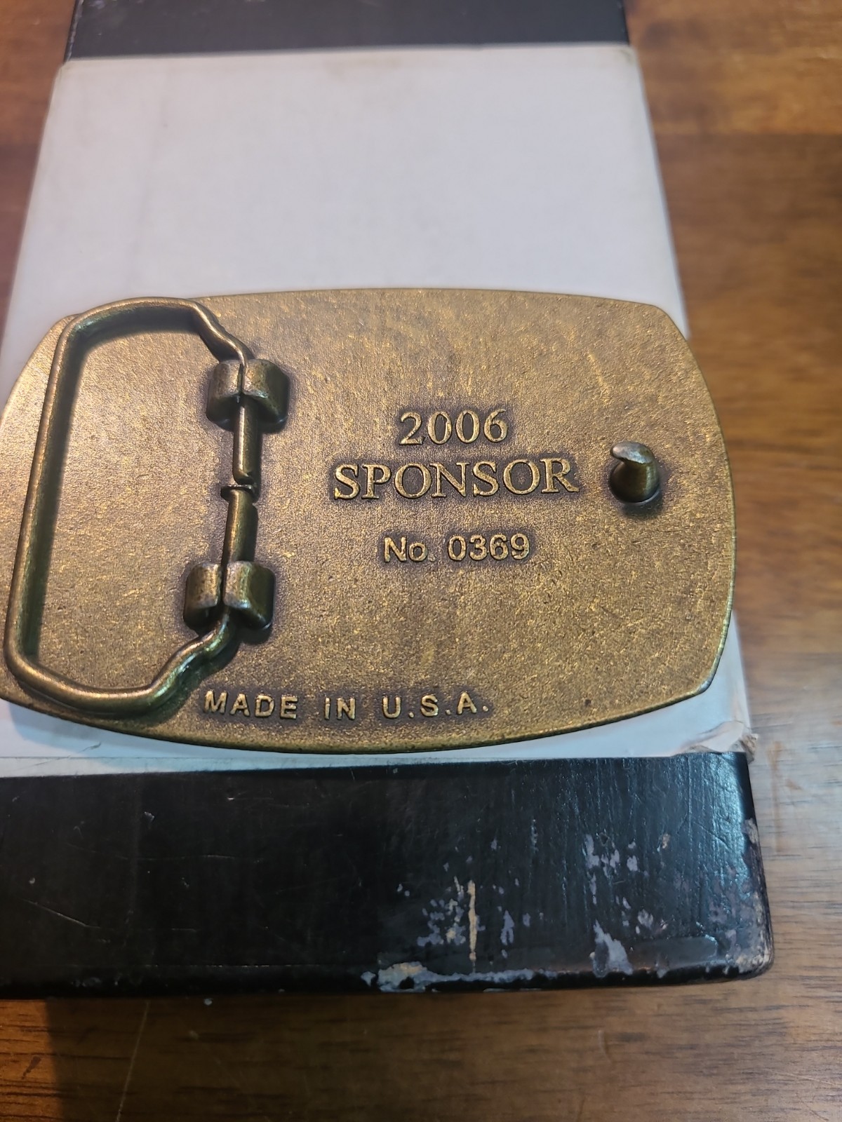 The American Veterans Disabled For Life Memorial 2006 Belt Buckle – 0369