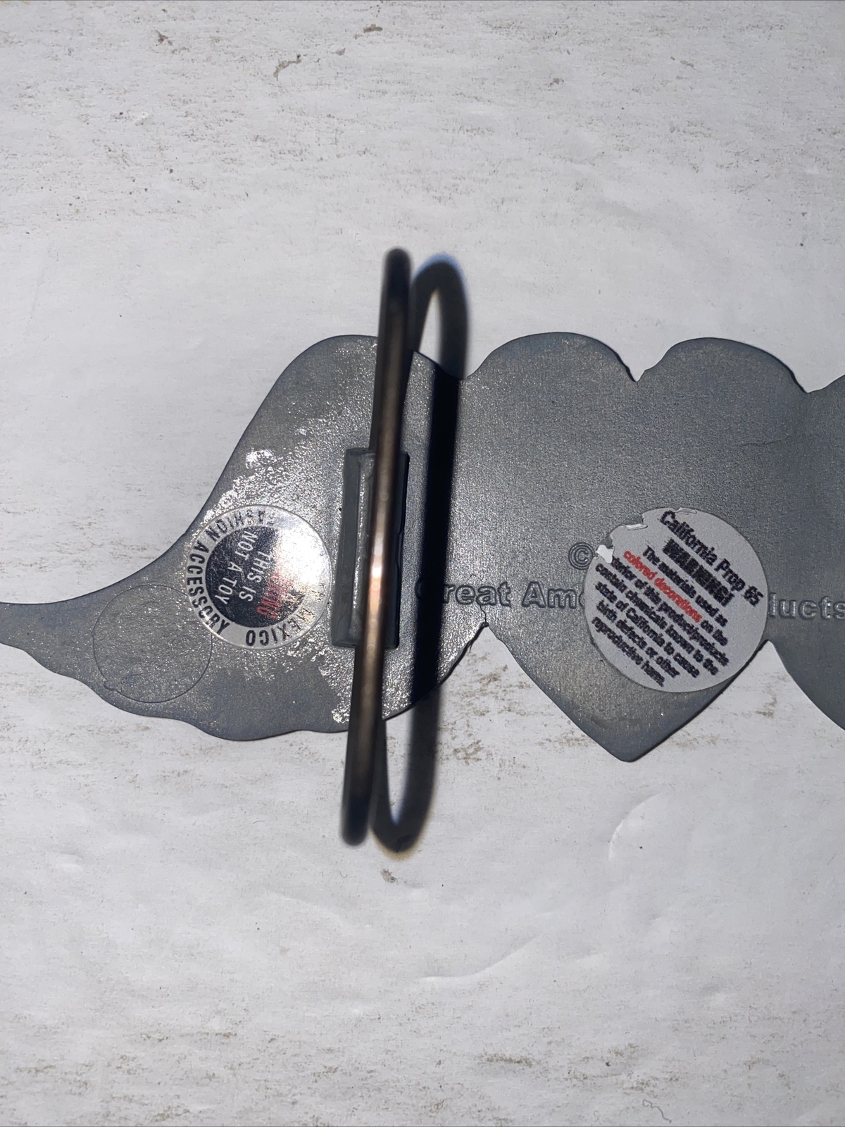 VALENTINES WINGED HEART Belt Buckle Love Wings Rock GREAT AMERICAN Pewter Biker