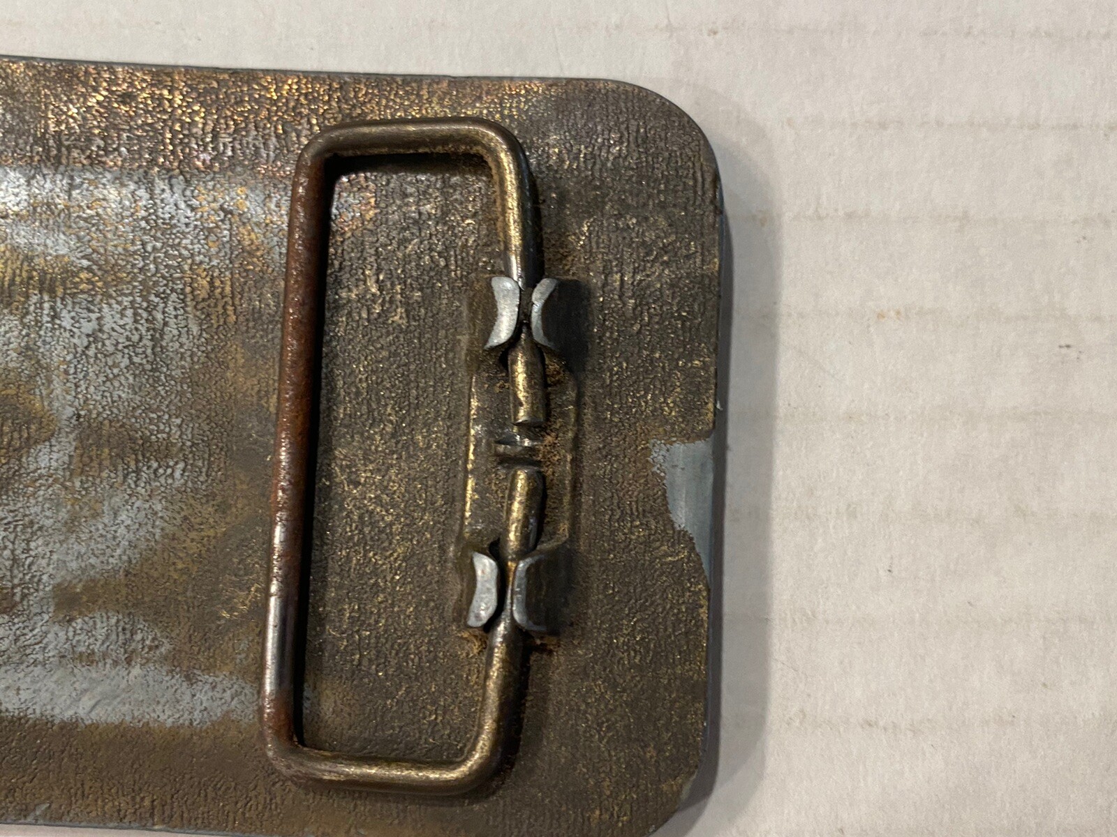 Vintage “Keep On Trucking Express” Rare Brass Belt Buckle