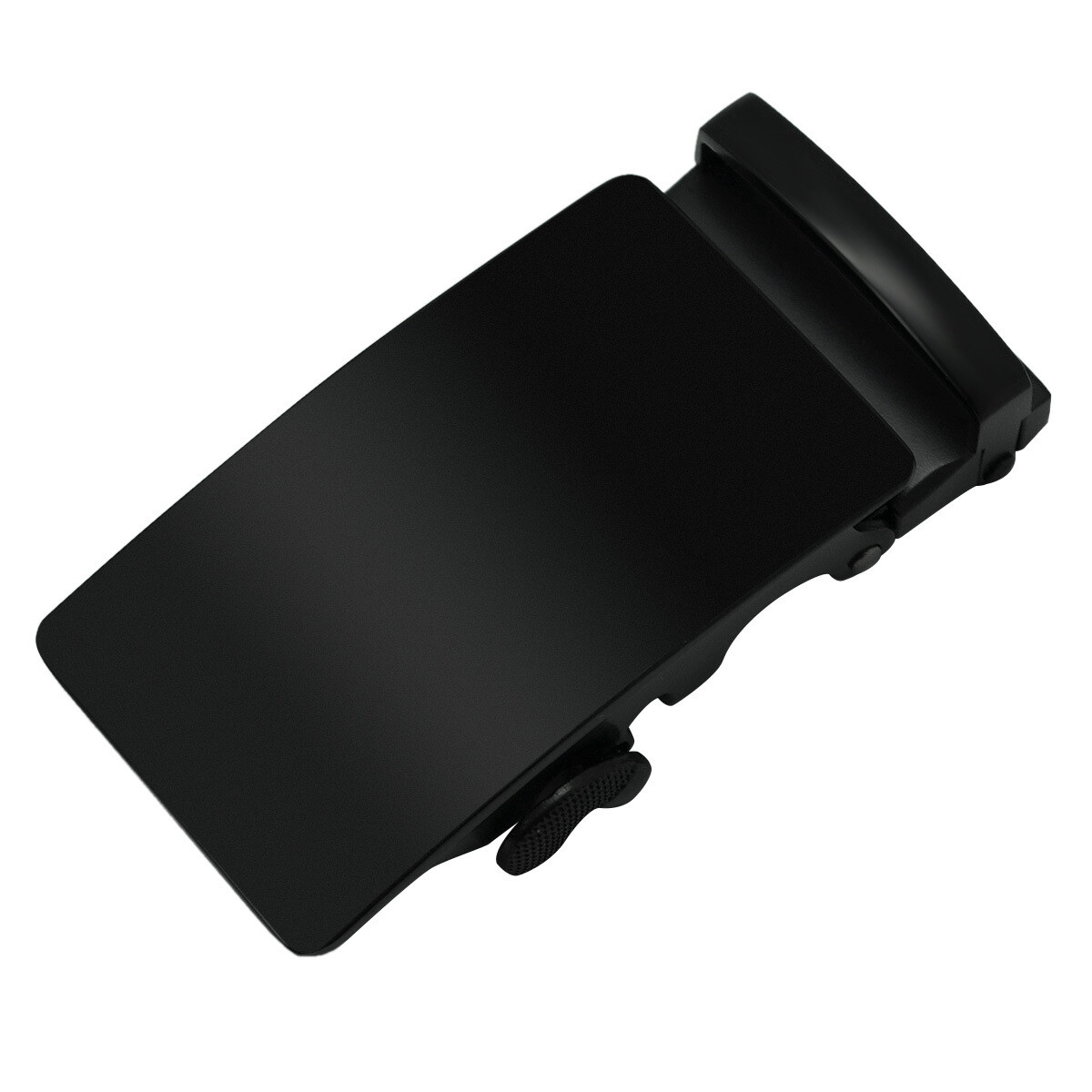 Fashion Men Classic Black Metal Automatic Buckle Ratchet Belt Buckle 3.5cm Width
