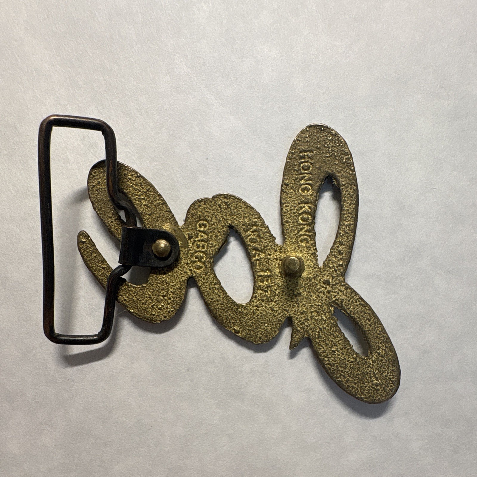 BBB Solid Brass « Joe » Belt Buckle Floral Western Antique Finish 1.5in #843