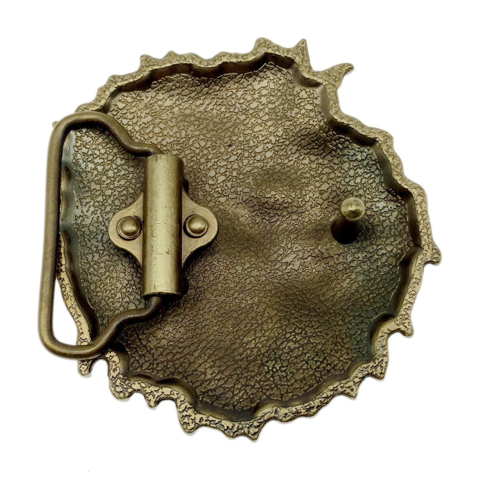 Lion Belt Buckle Western Cowboy Native American Motorcyclist (HLN-04-G)