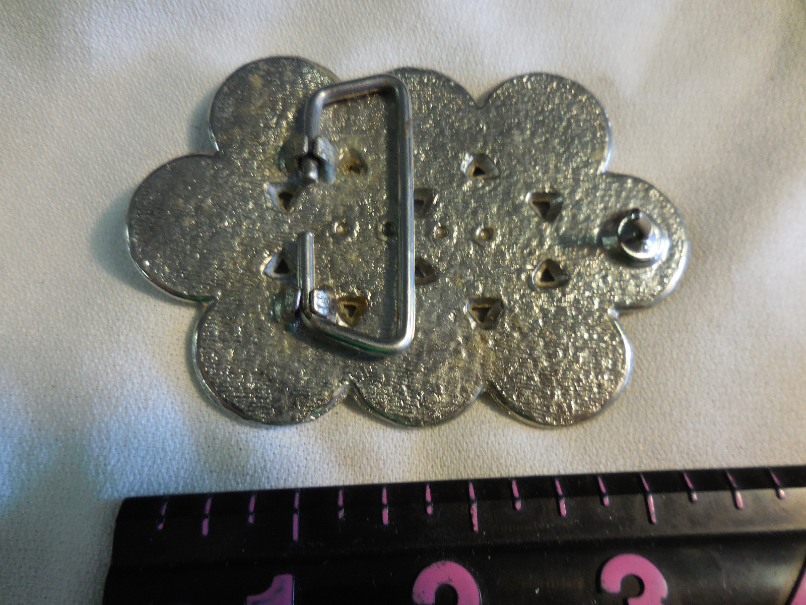 BUFFALO NICKELS BELT BUCKLE front post is off