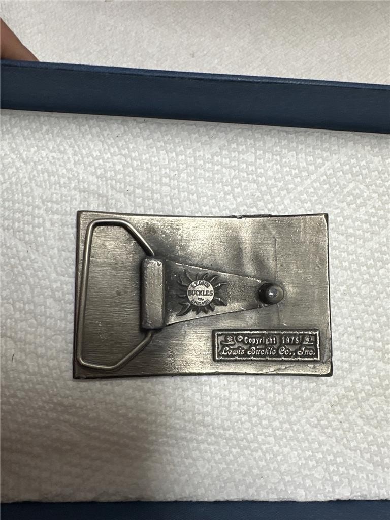 Vintage 1776-1976 Lewis Buckle Co Belt Buckle