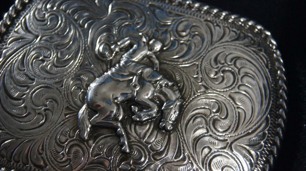 Crumrine Western Bucking Bronc Bronco Belt Buckle C10109