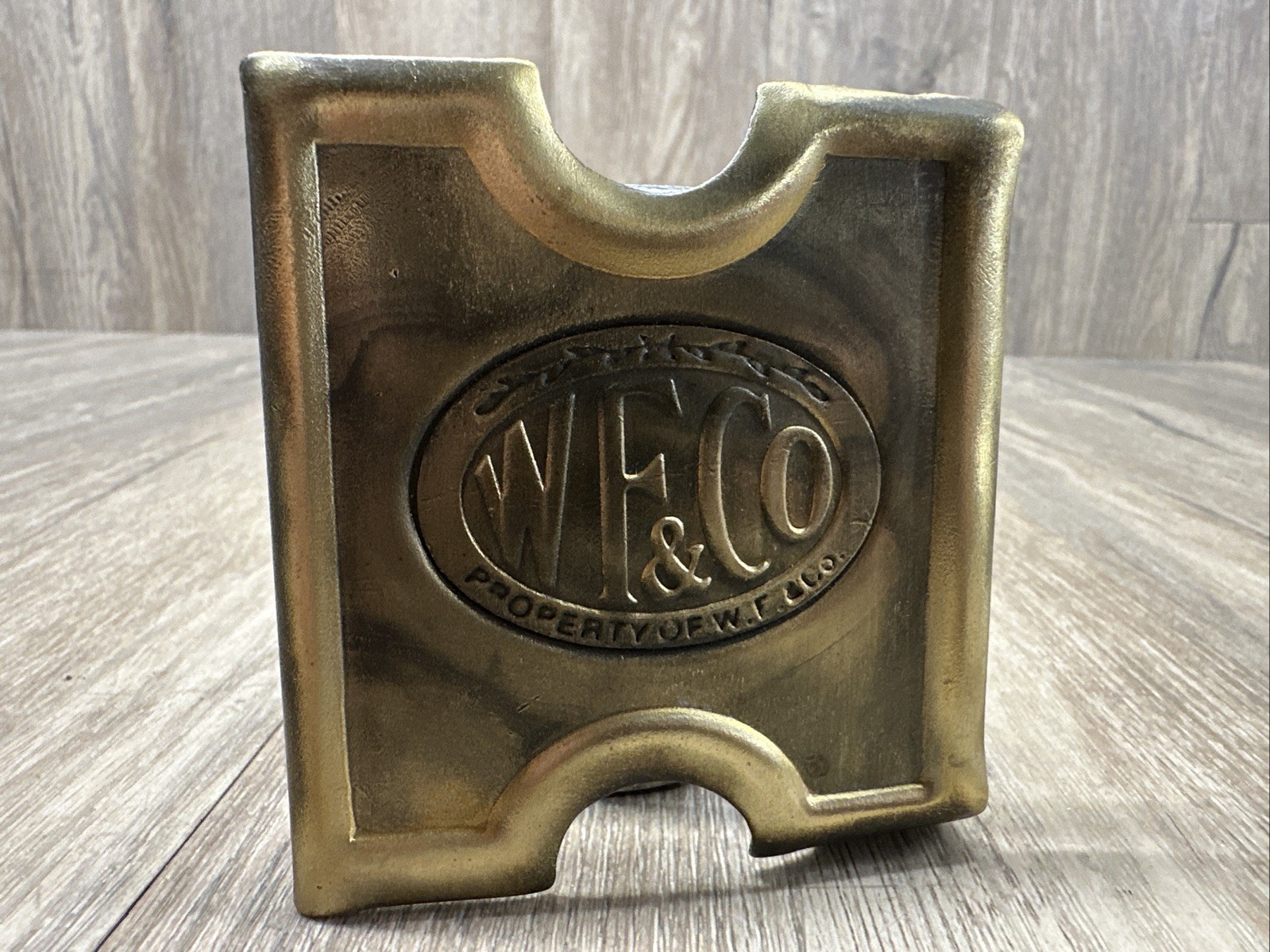 Wells Fargo & Co. W F & Co Anson Mills Belt Plate Buckle