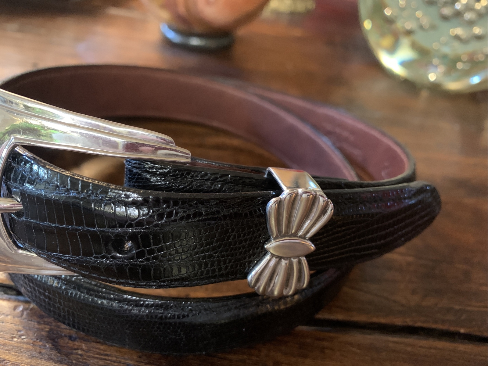 ✅ XL Pawn James Reid style Sterling Silver Belt Buckle Set 30-33-1”✅nu Belt