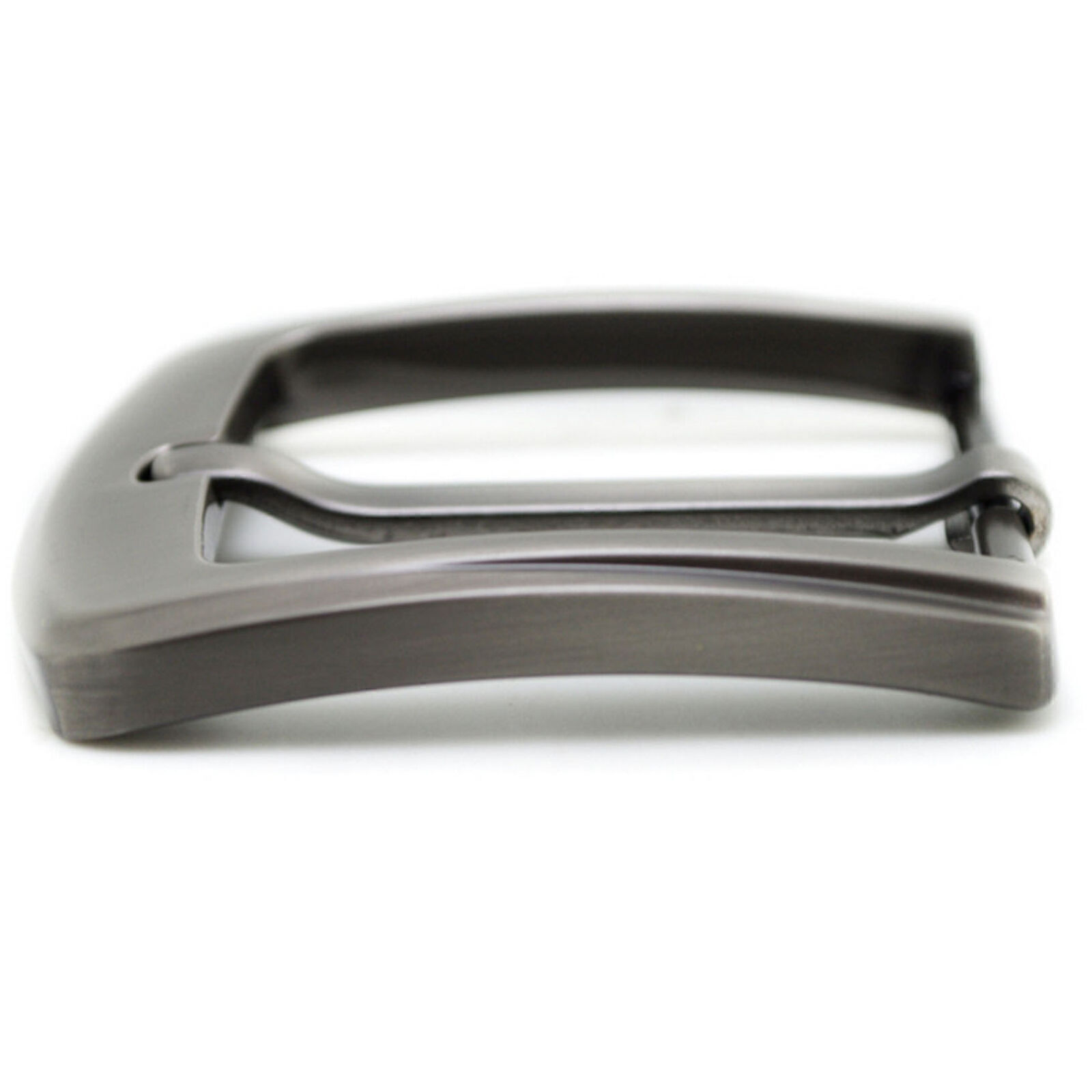 Stainless Steel Pin Buckle for Men Leather Belt Replacement Snap On 40mm Chrome