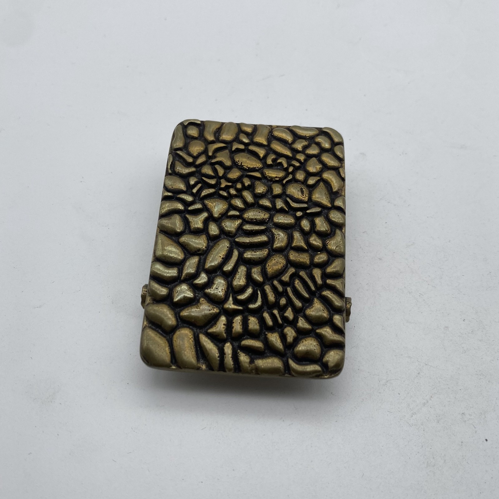 Antique Copper Casted Buckle,Retro Brass Plain Buckle