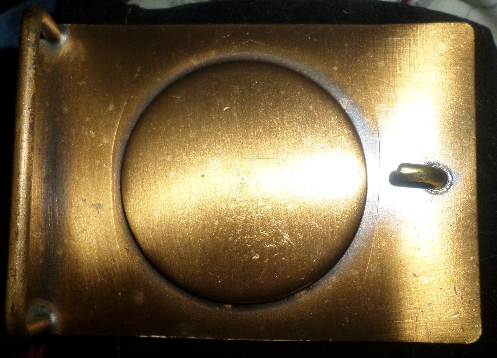 Vintage Brass Color Bicentennial Belt Buckle Spirit of 76 NEW OLD STOCK LOOK HL