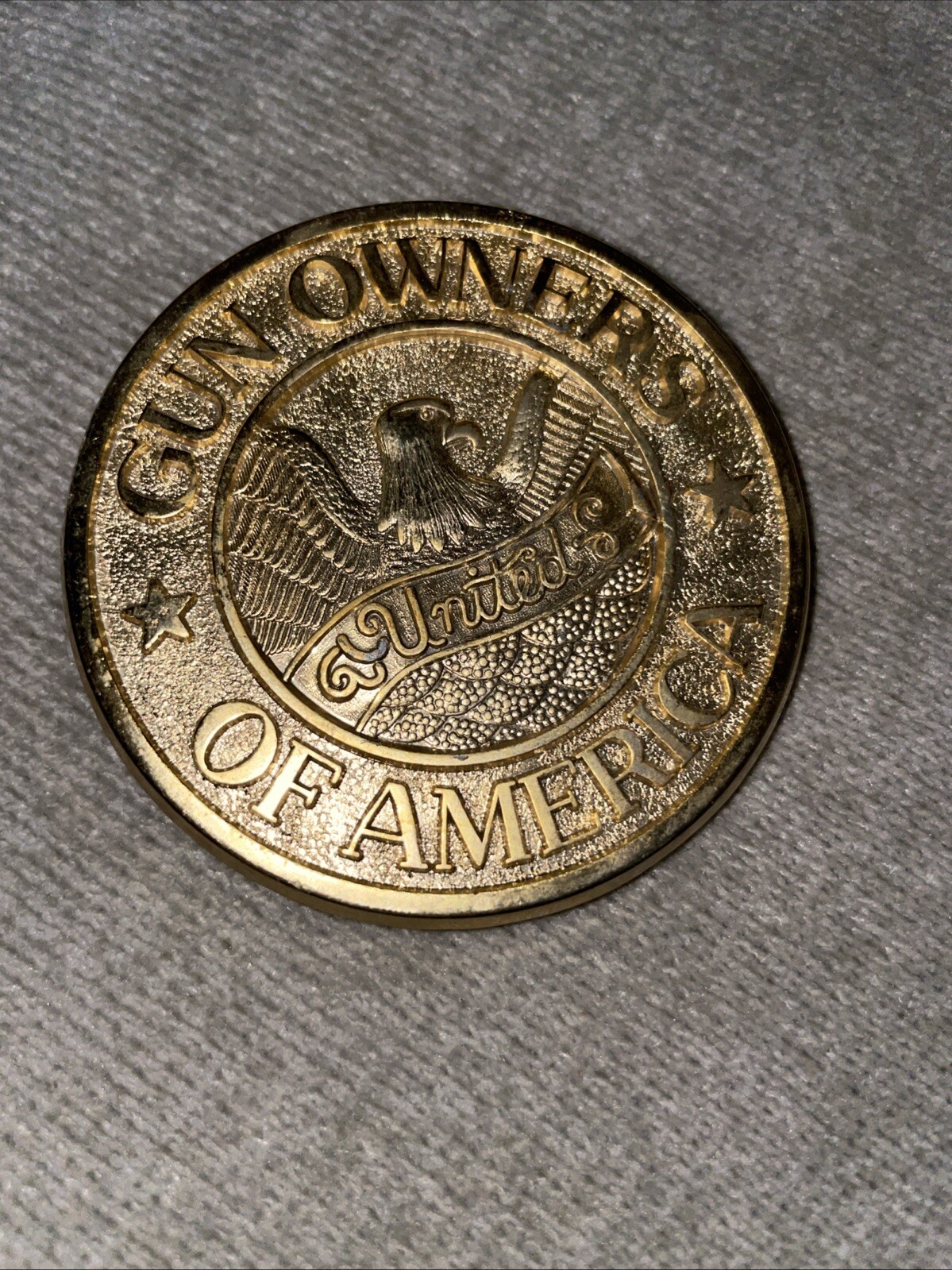 Gun Owners of America United Belt Buckle