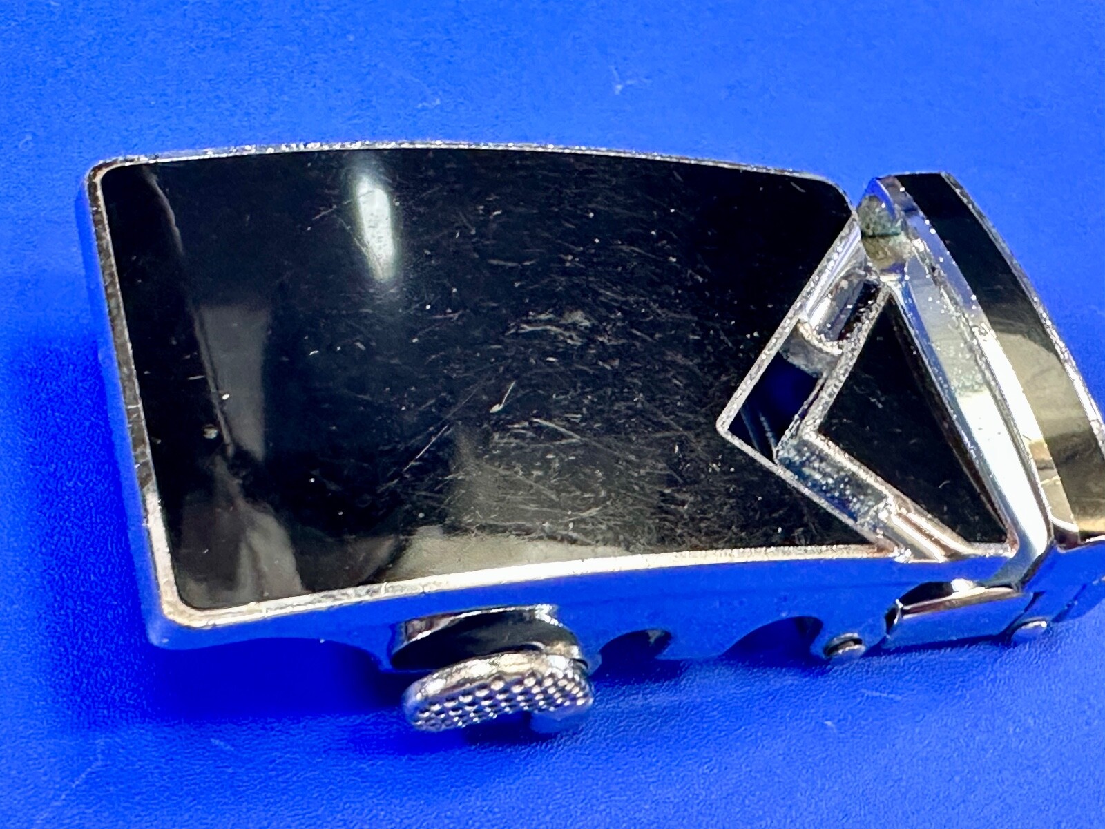 Retro Black Slide Ratchet Belt Replacement Belt Buckle