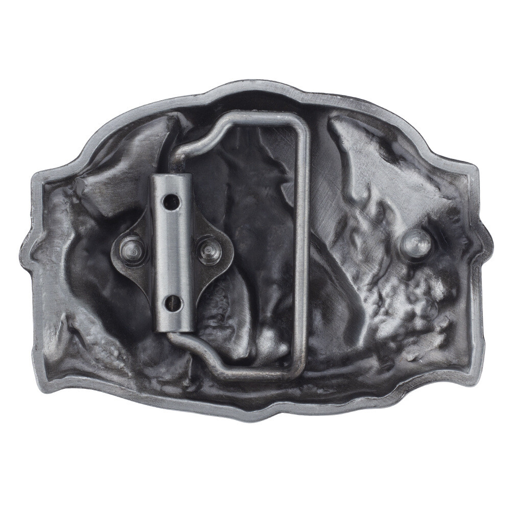 Wolf belt buckle for men&rsquo;s Western cowboy motorcycle riding