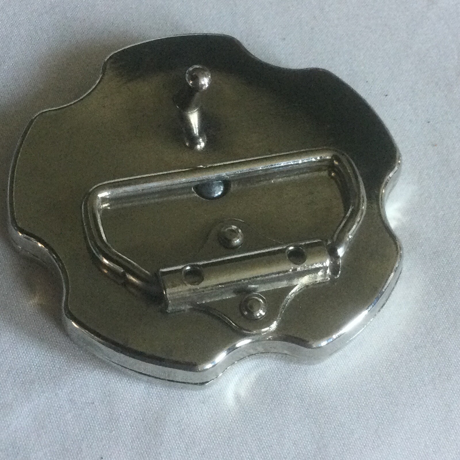 3RDRAIL Chrome Revolver Gun Barrel Novelty Belt Buckle 44 MAC Five Shot Bullet