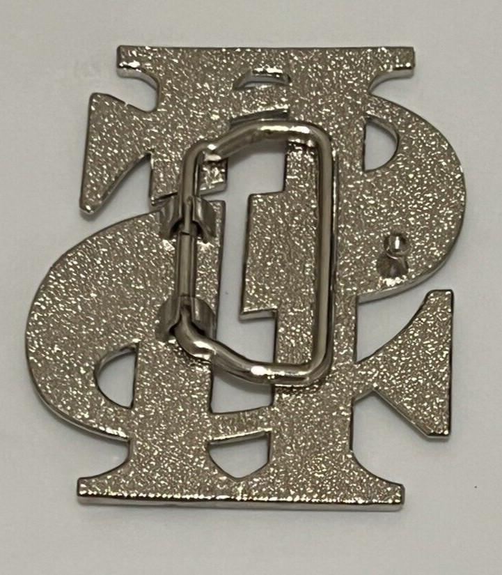 Dollar Sign Belt Buckle US Currency Blinged Out Silver Rhinestone Punk Hip Rock