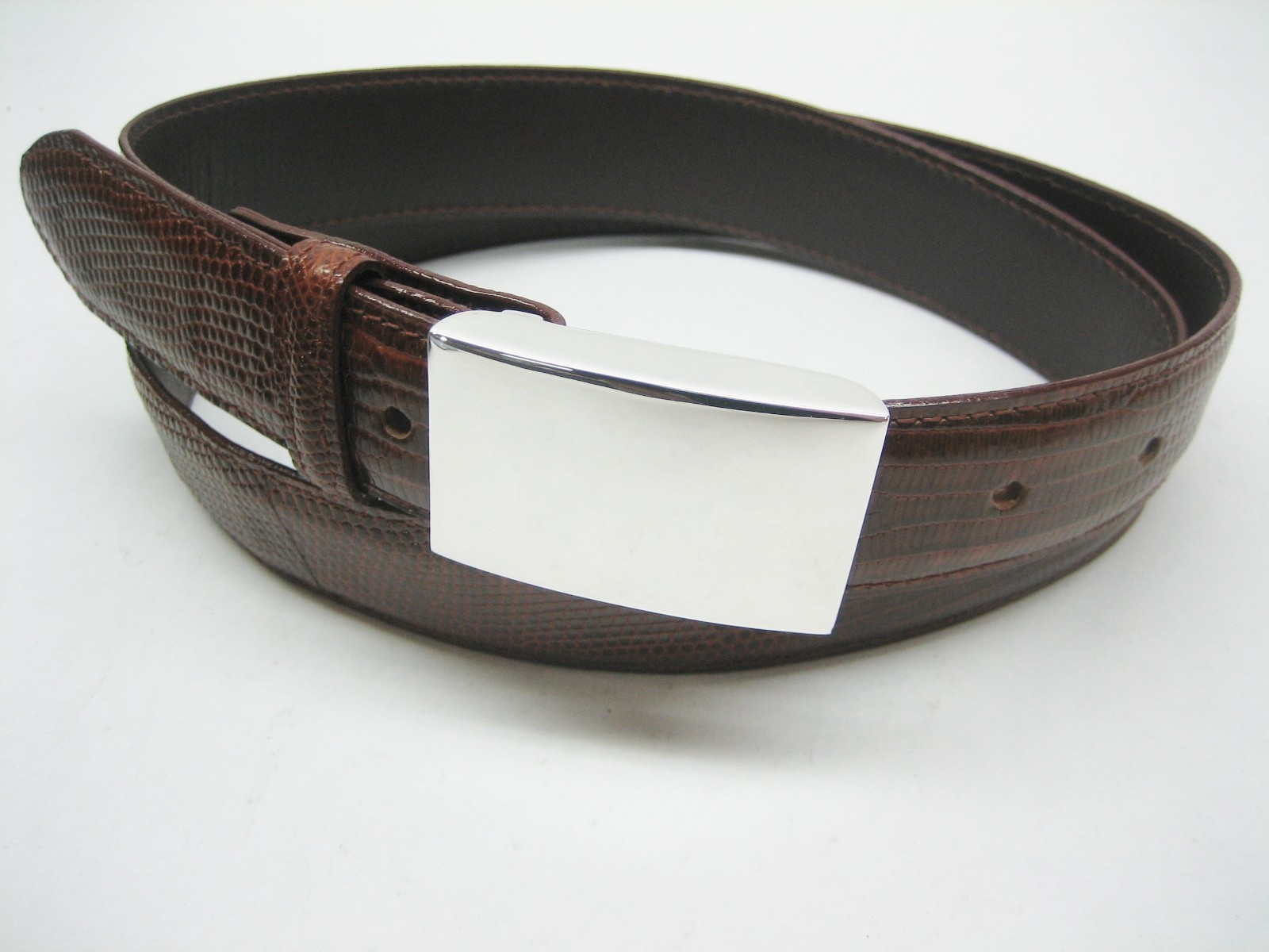 Sterling silver 925, 1 oz engravible buckle for 30 mm belt strap MADE IN U.S.A.