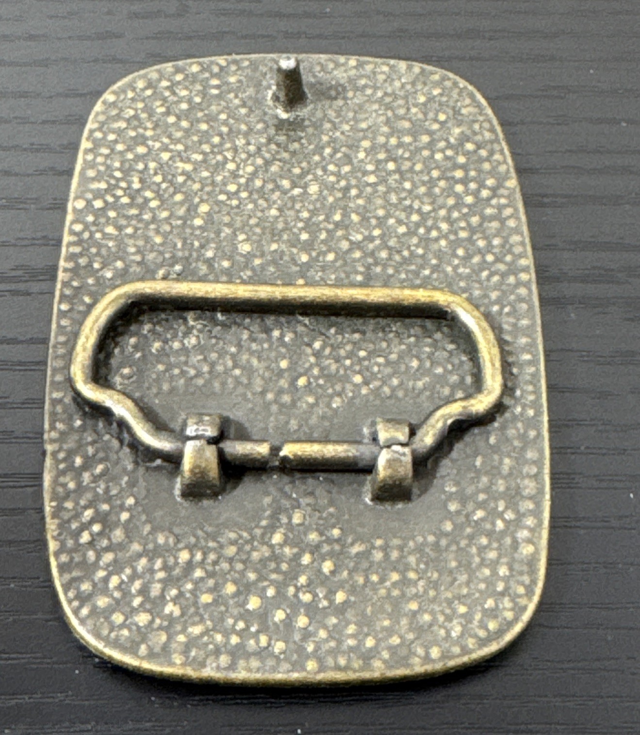 VTG 70s-80s Men&rsquo;s Women&rsquo;s Silver & Brass Tone Metal Dancing Couple Belt Buckle