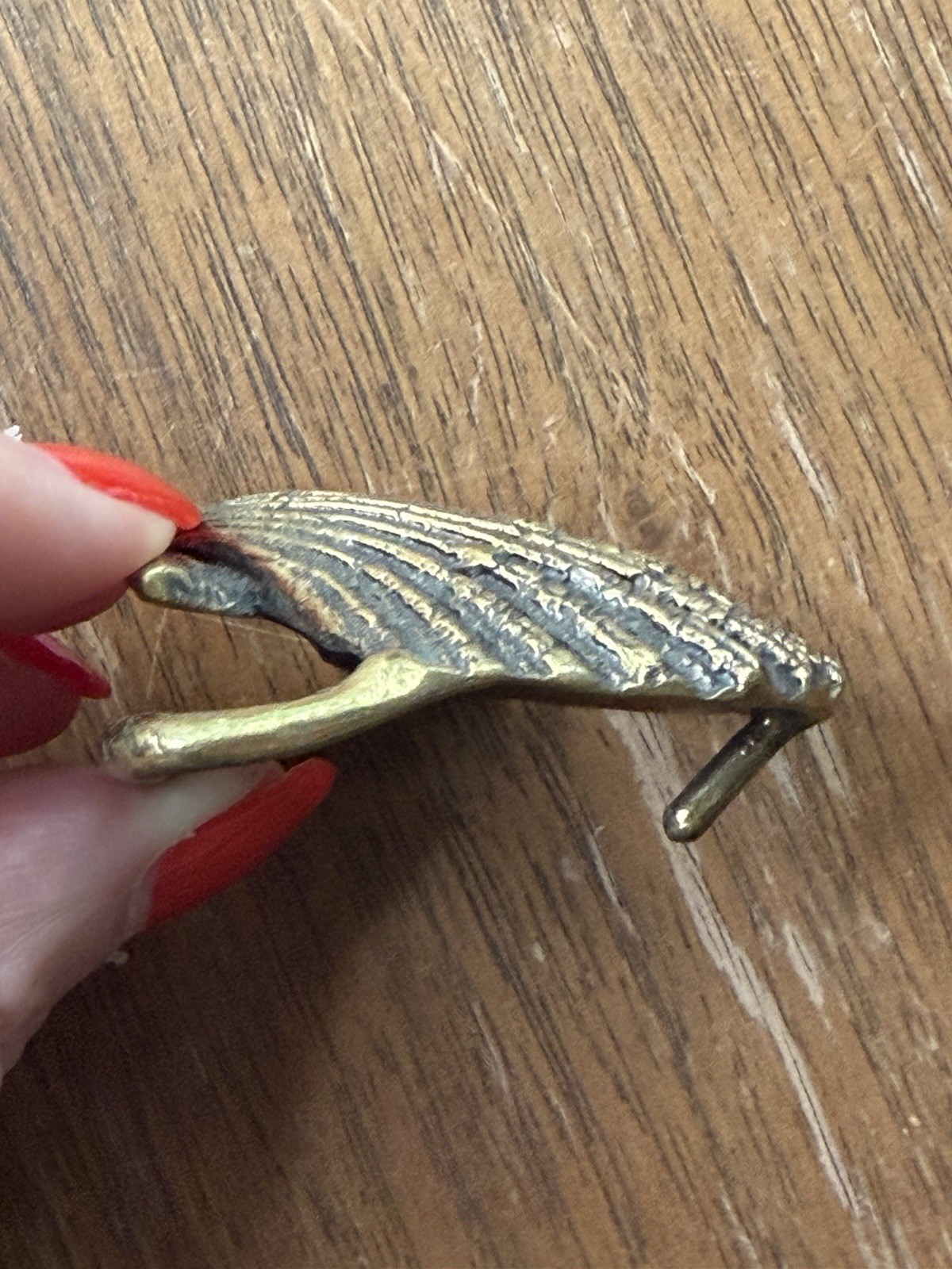 Vintage SHELL Brass Belt Buckle sea ocean SCALLOP Clam 2” x 2”