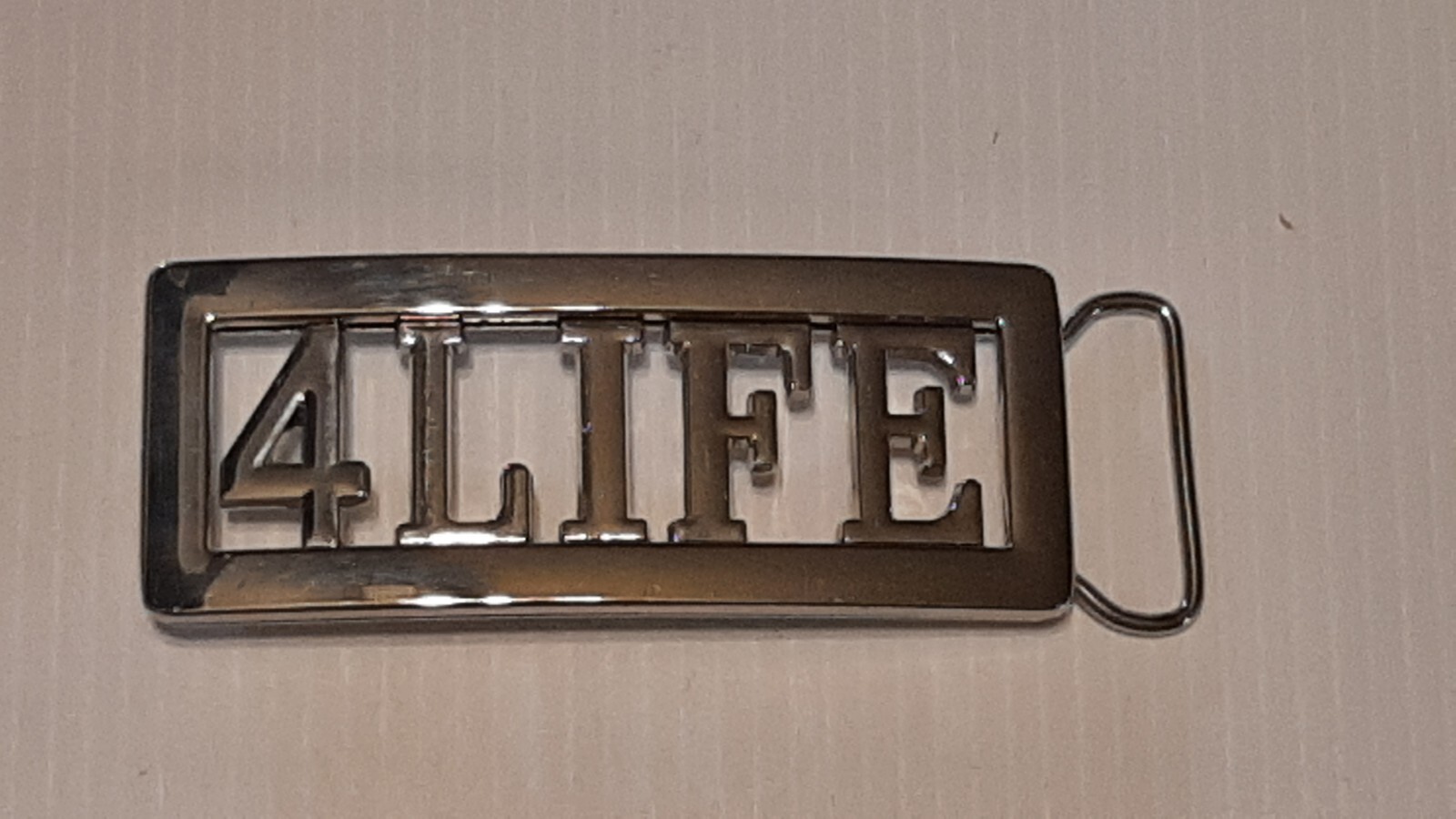 4LIFE 4 LIFE CUSTOM Belt Buckle -Put ANY LETTERS &/OR NUMBERS on Buckle