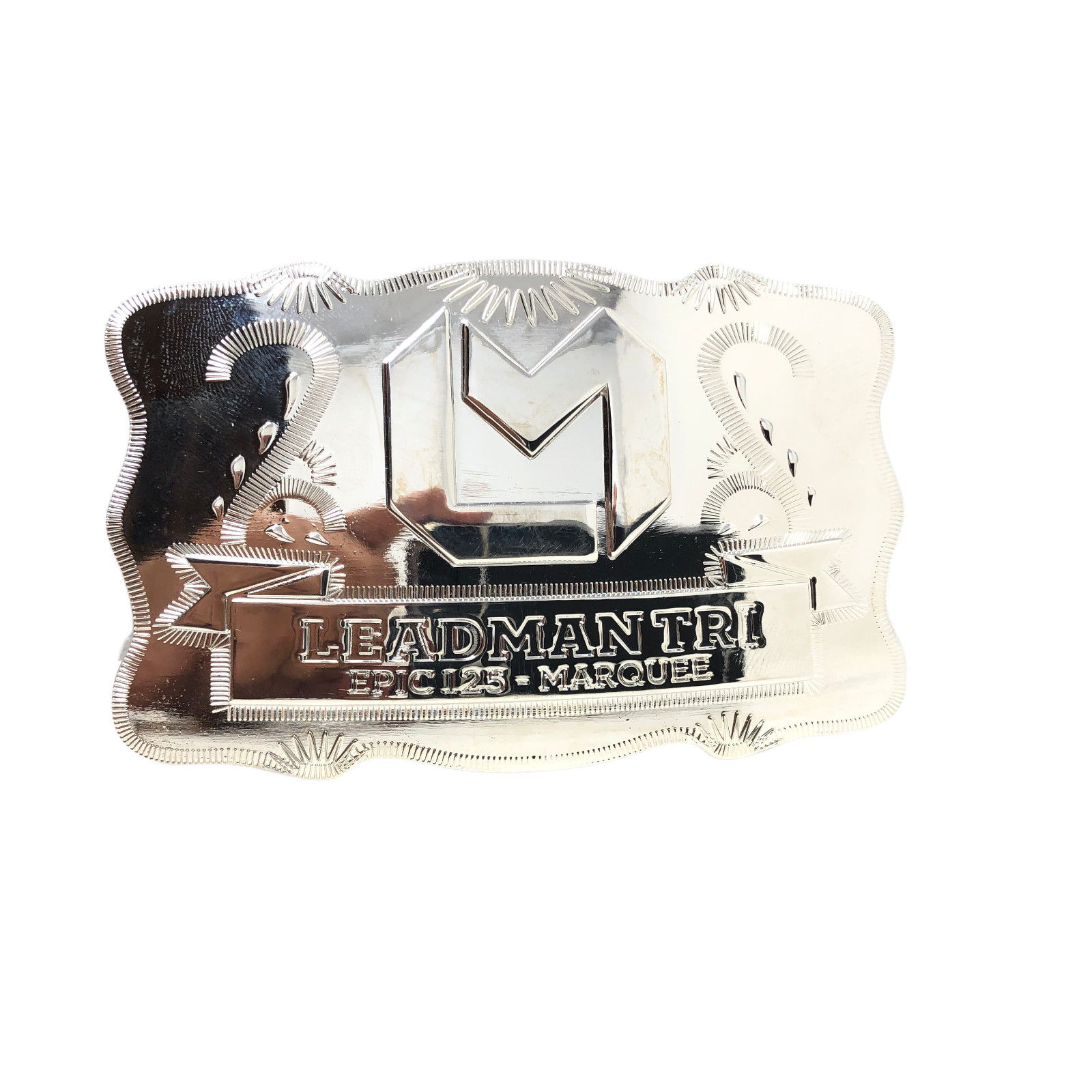VTG Leadman Tri Marquee Epic 125 Belt Buckle Tempe AZ Swim Bike Run