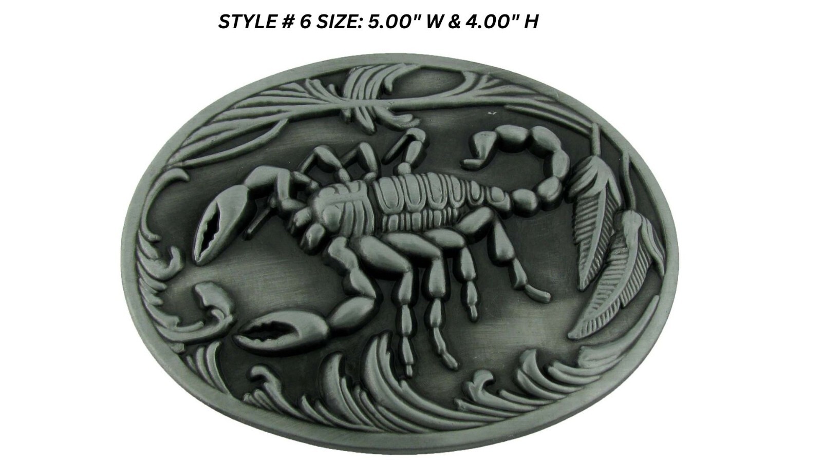 New Scorpion Belt Buckle Mens Gold Silver Metal Rodeo Cowboy Western Zodiac Sign
