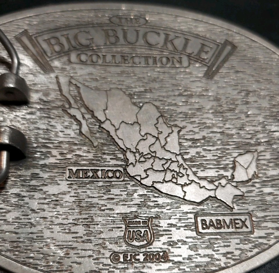 Mexico Flag Belt Buckle