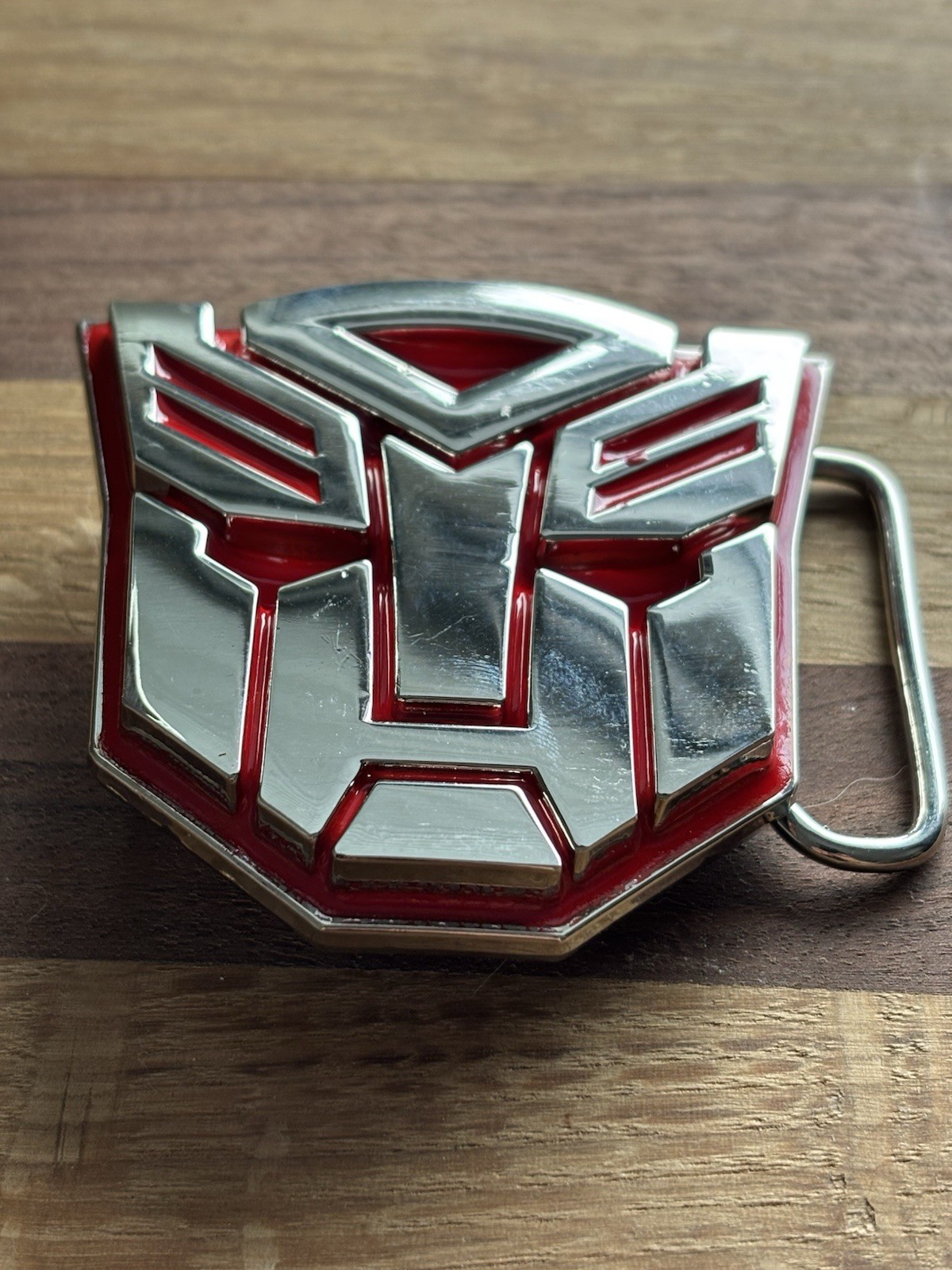 Hasbro Transformers Belt Buckles Red Metal Original Halloween Cosplay Men Women