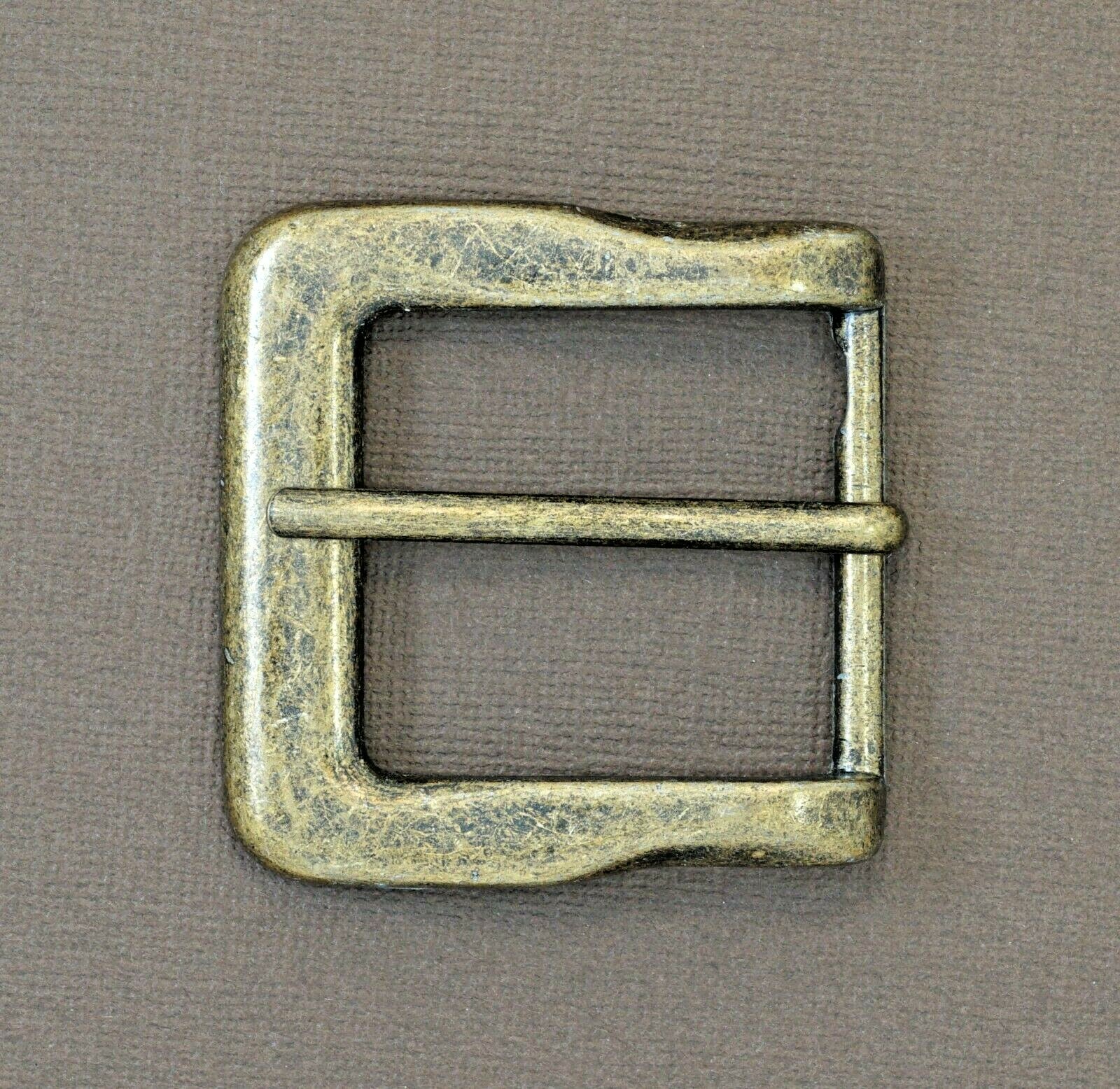 New 1 1/2&Prime; pin buckle(#65) man/women antique brass color finish jean style USA